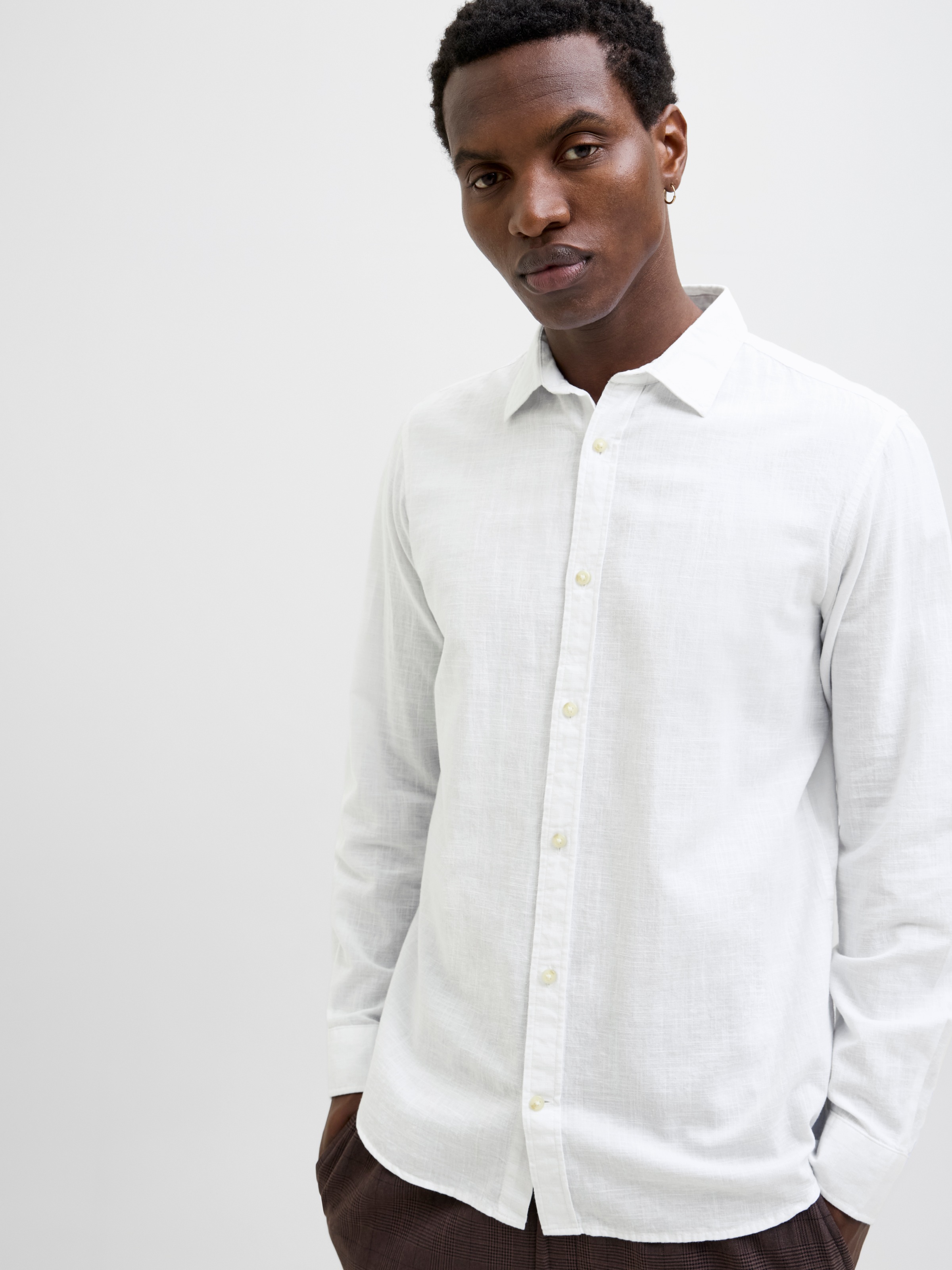 Jack & Jones Langarmhemd "JJESUMMER SHIRT LS SN", mit Hemdkragen günstig online kaufen