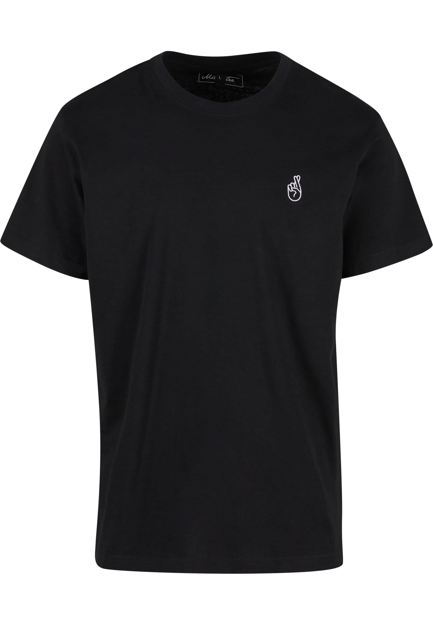 MisterTee T-Shirt "MisterTee Crossed Fingers Handsign EMB Tee" 1 Stk. tlg. günstig online kaufen