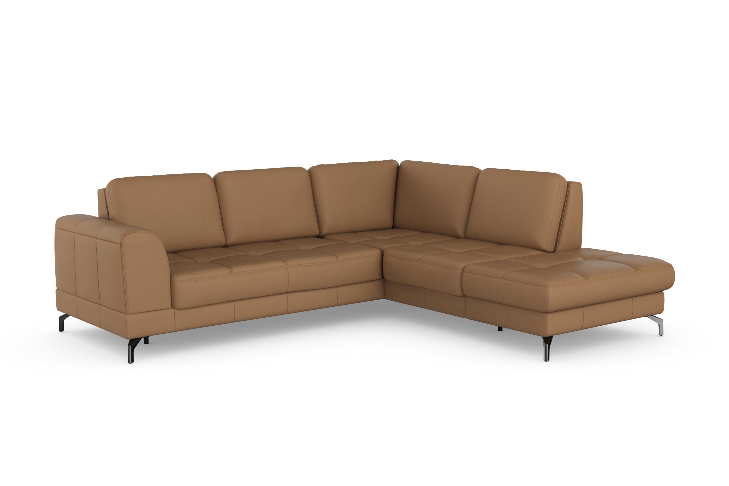 Thumbnail - sit&more Ecksofa "Bendigo L-Form", inklusive Sitztiefenverstellung, Bodenfreiheit 12 cm, in 2 Fußfarben