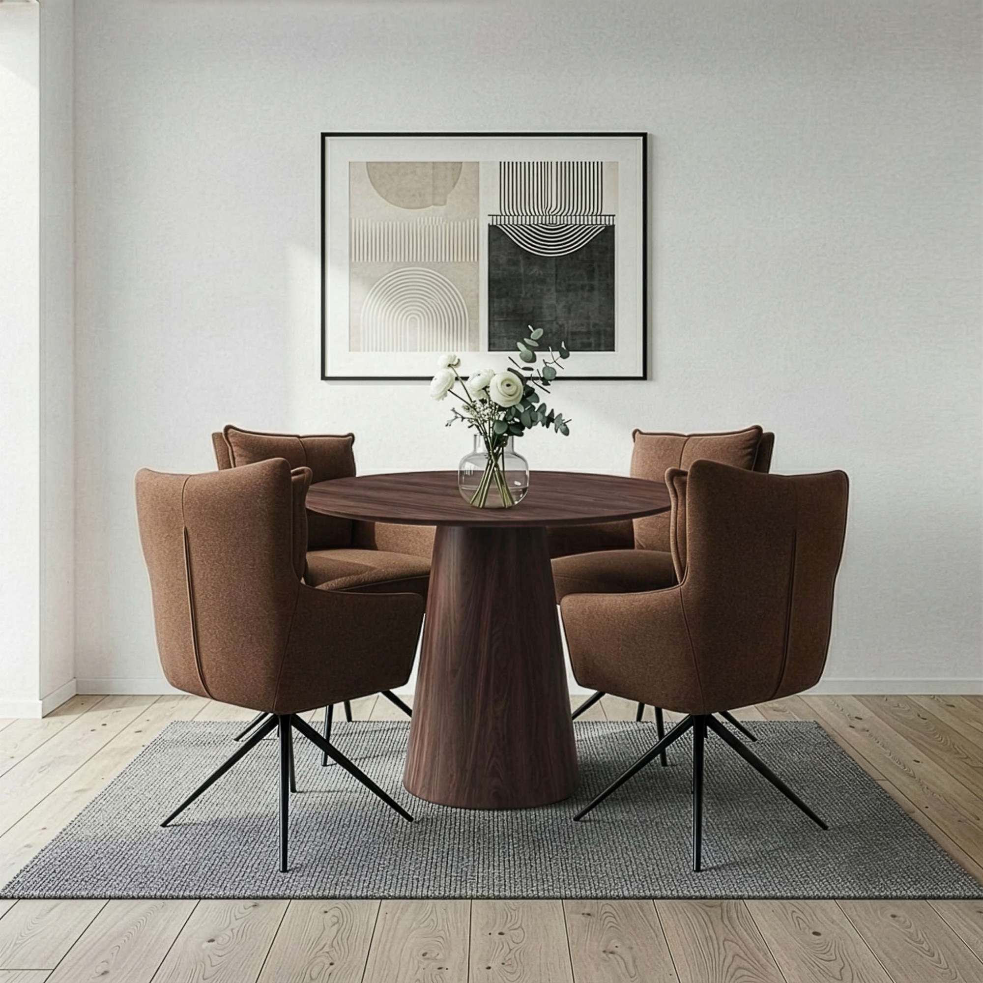OTTO home Esstisch »Mincio« Runder Esstisch, Holzoptik, Durchmesser 100 cm