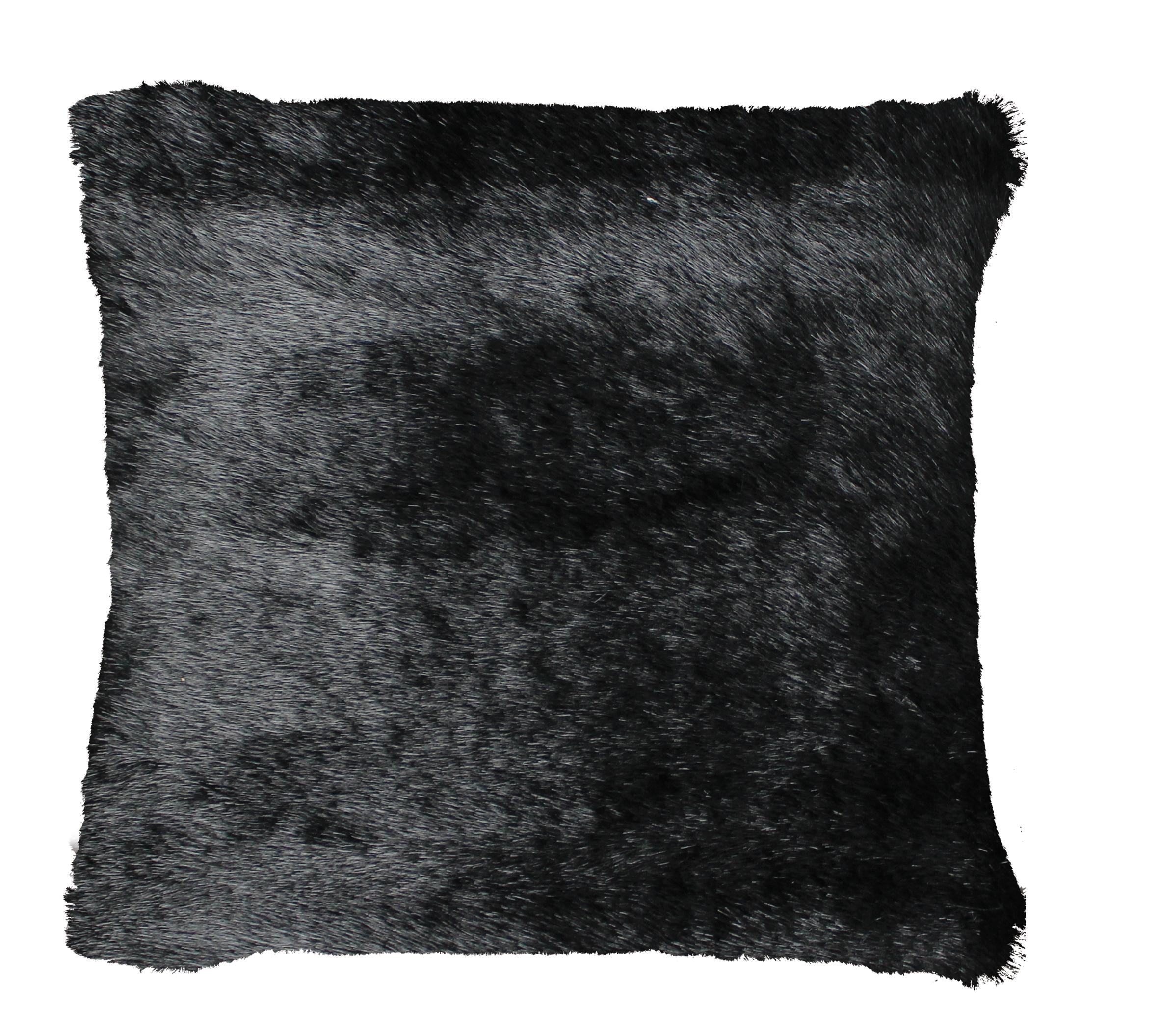 Gözze Fellkissen "Nerz" im Fell-Look, Kissenhüle mit Füllung, 1 Stück, 50 cm x 50 cm