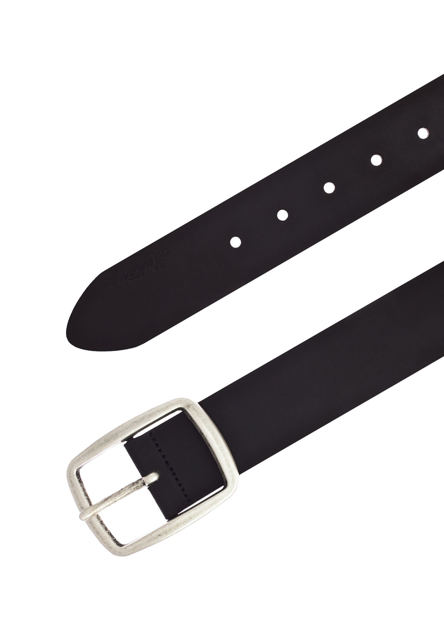 MUSTANG Ledergürtel, Pull-Up-Leder mit Vintagecharakter, 4 cm