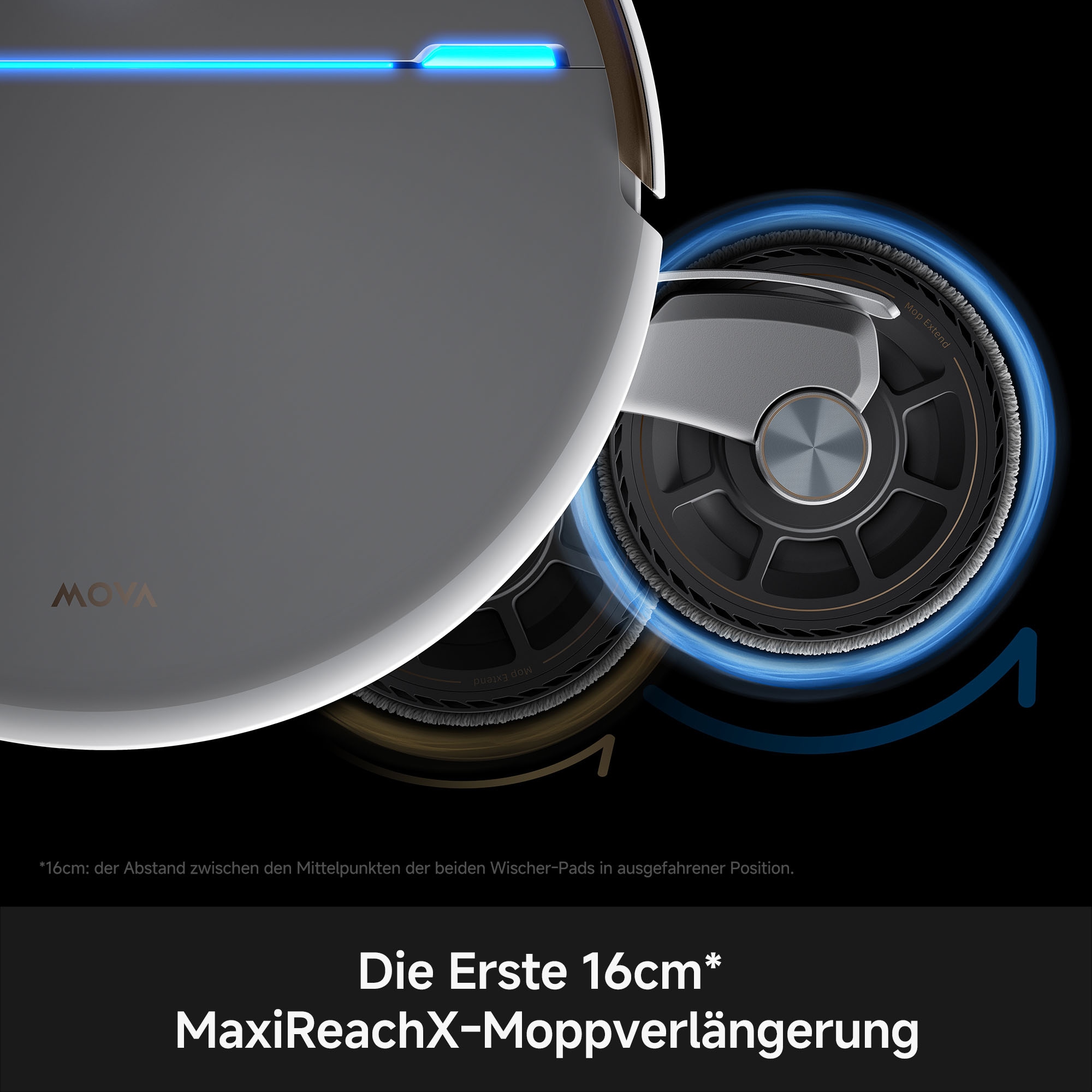 Mova Saugroboter »mit Wischfunktion V70 Ultra Complete«