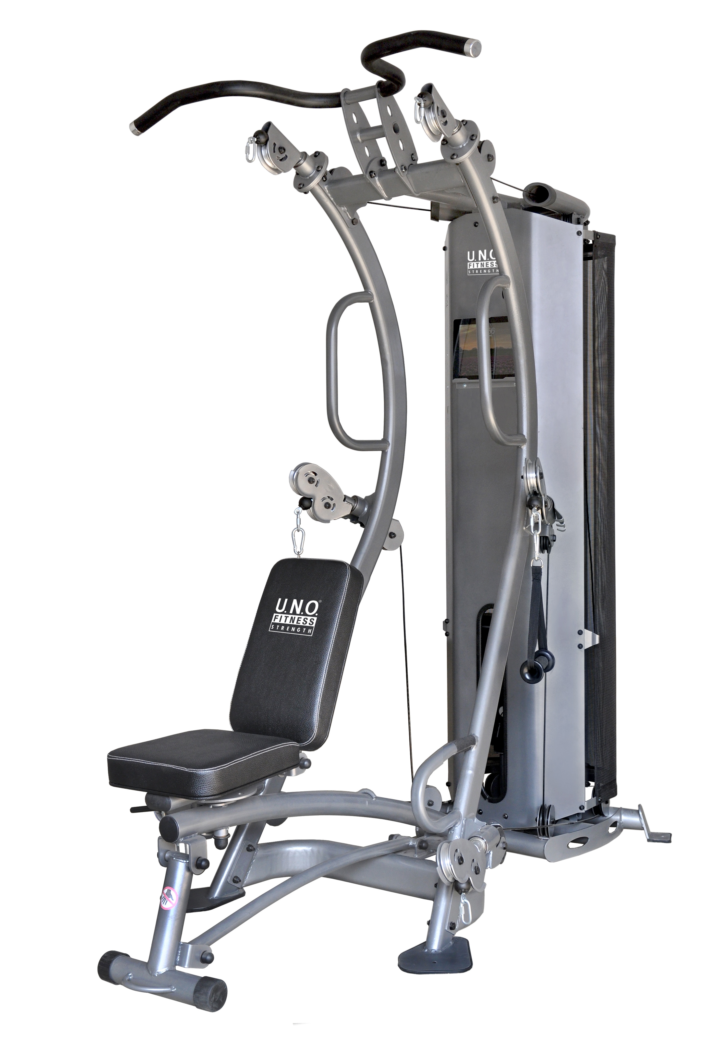 U.N.O. FITNESS Kraftstation "GX6 Seilzugstation" 20 Gewichtsblöcke