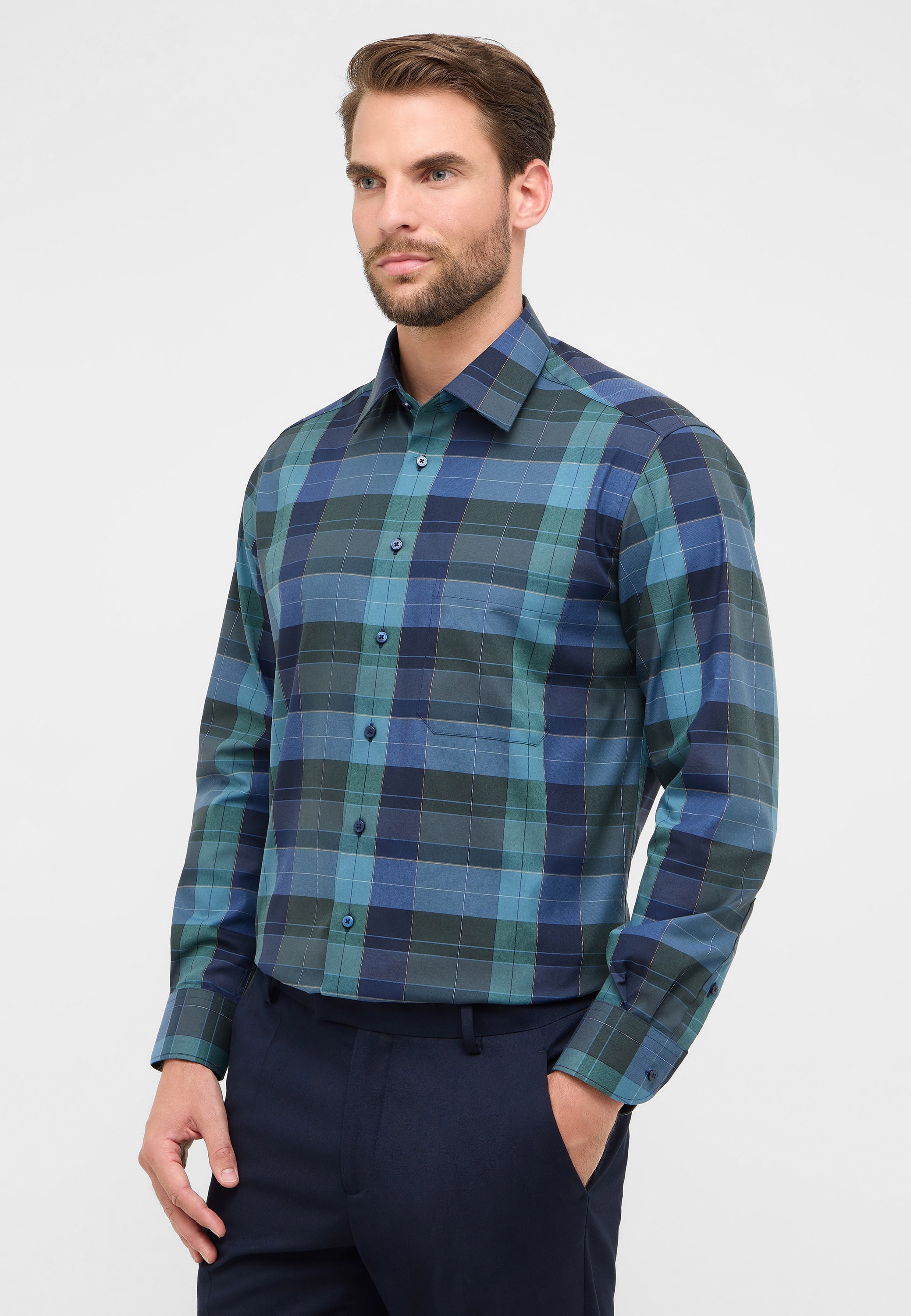 Eterna Langarmhemd "COMFORT FIT", NON IRON (bügelfrei) günstig online kaufen