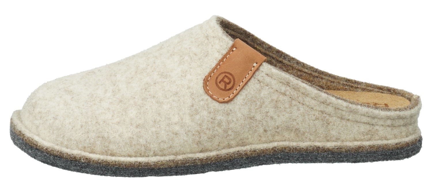 Rohde Pantoffel »LUCCA«  Clog, Hausschuh, Homeslipper in melierter Optik
