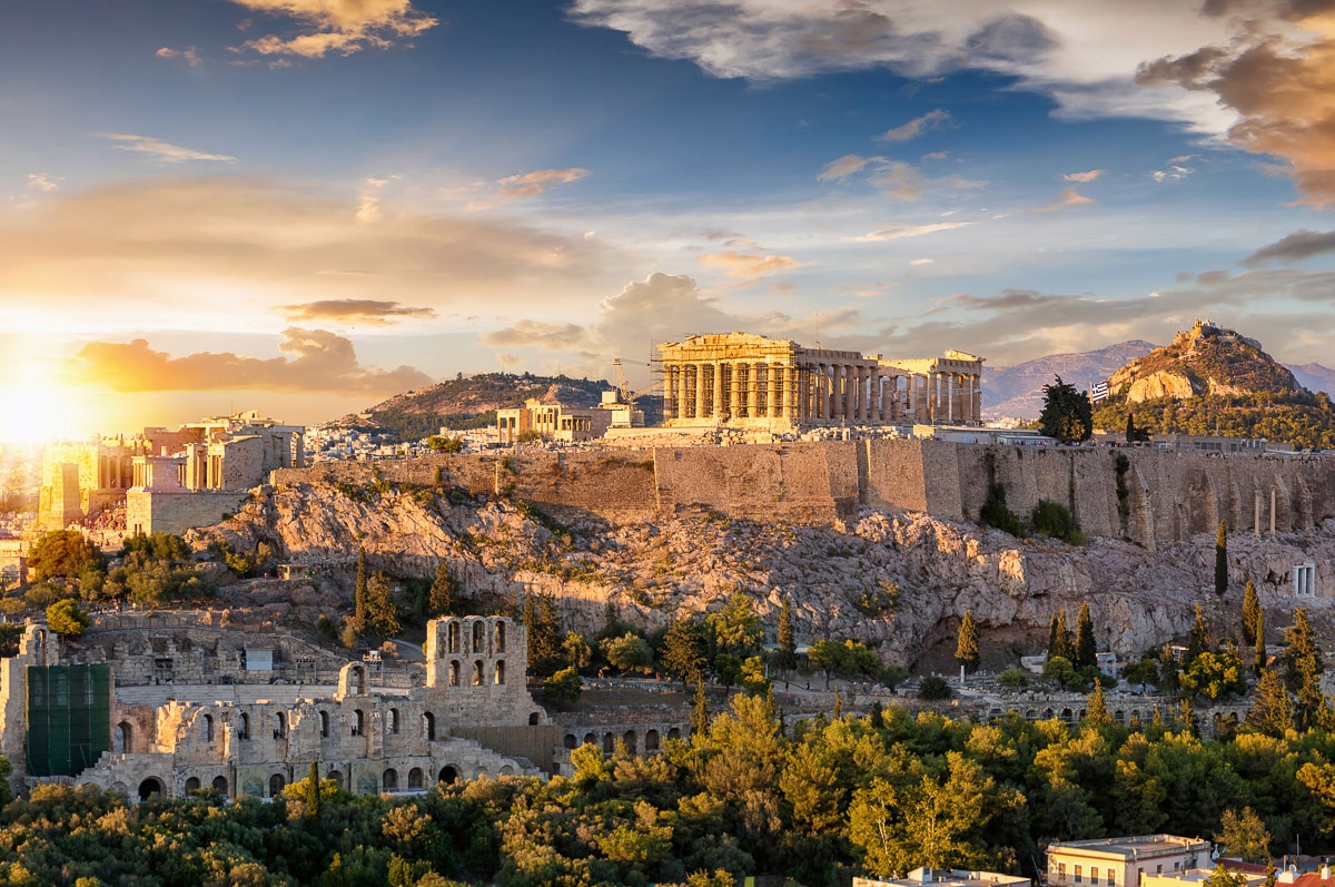 Papermoon Fototapete "Griechenland Akropolis in Athen"