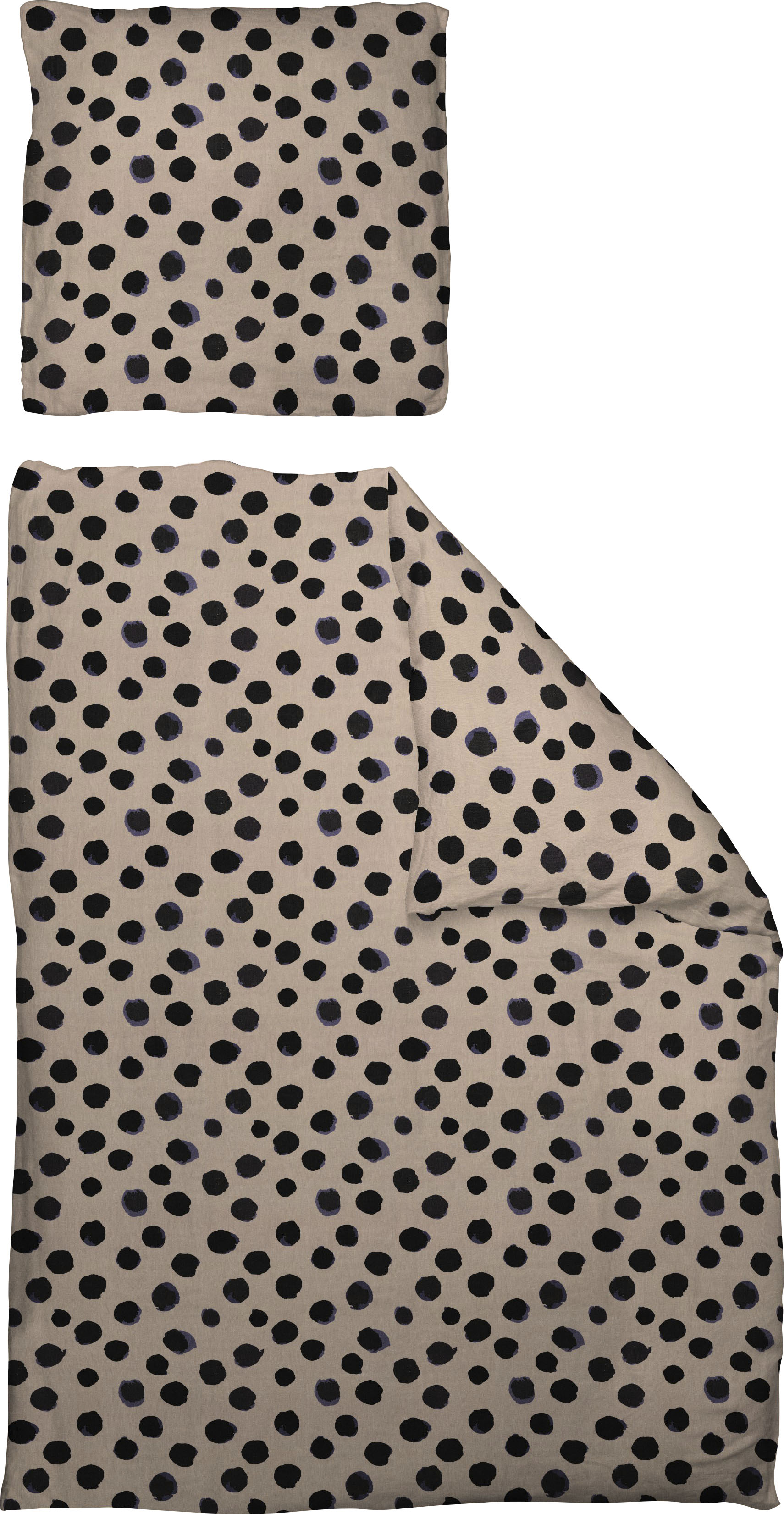 Adam Bettwäsche "Leinenbettwäsche Dots" 2 Stk. aus 73% Leinen & 27% Bio-Baumwolle, 2 teilig - Leinenbettwäsche
