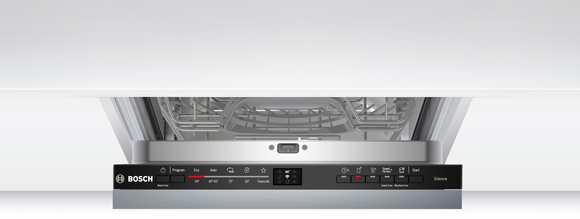 BOSCH vollintegrierbarer Geschirrspüler Serie 2 »SPV2HMX02E« 10 tlg. Maßgedecke