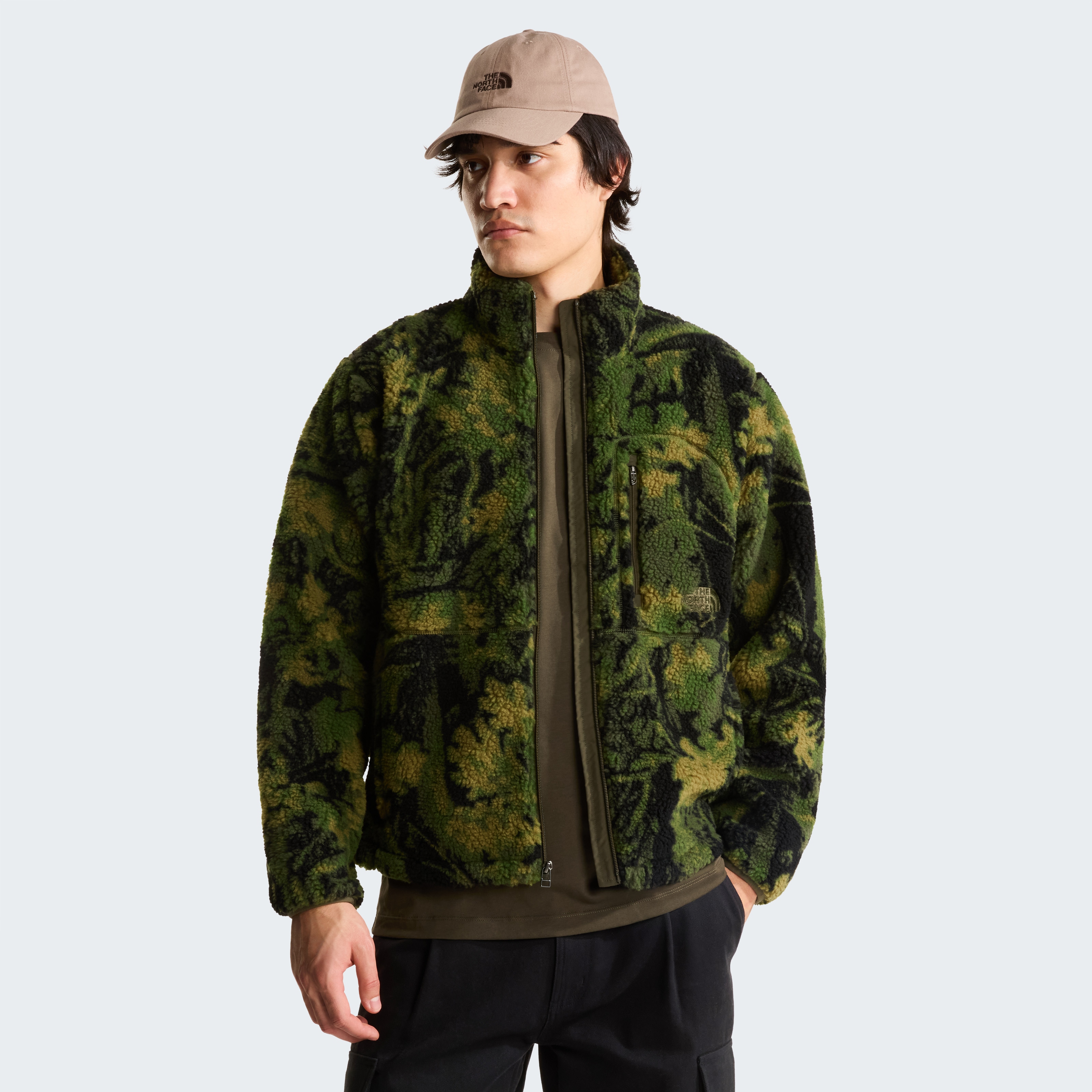 The North Face Fleecejacke "M EXTREME PILE 2 FZ JACKET -PRINT" mit sportlichem Schnitt, aus Fleece, für Fitness
