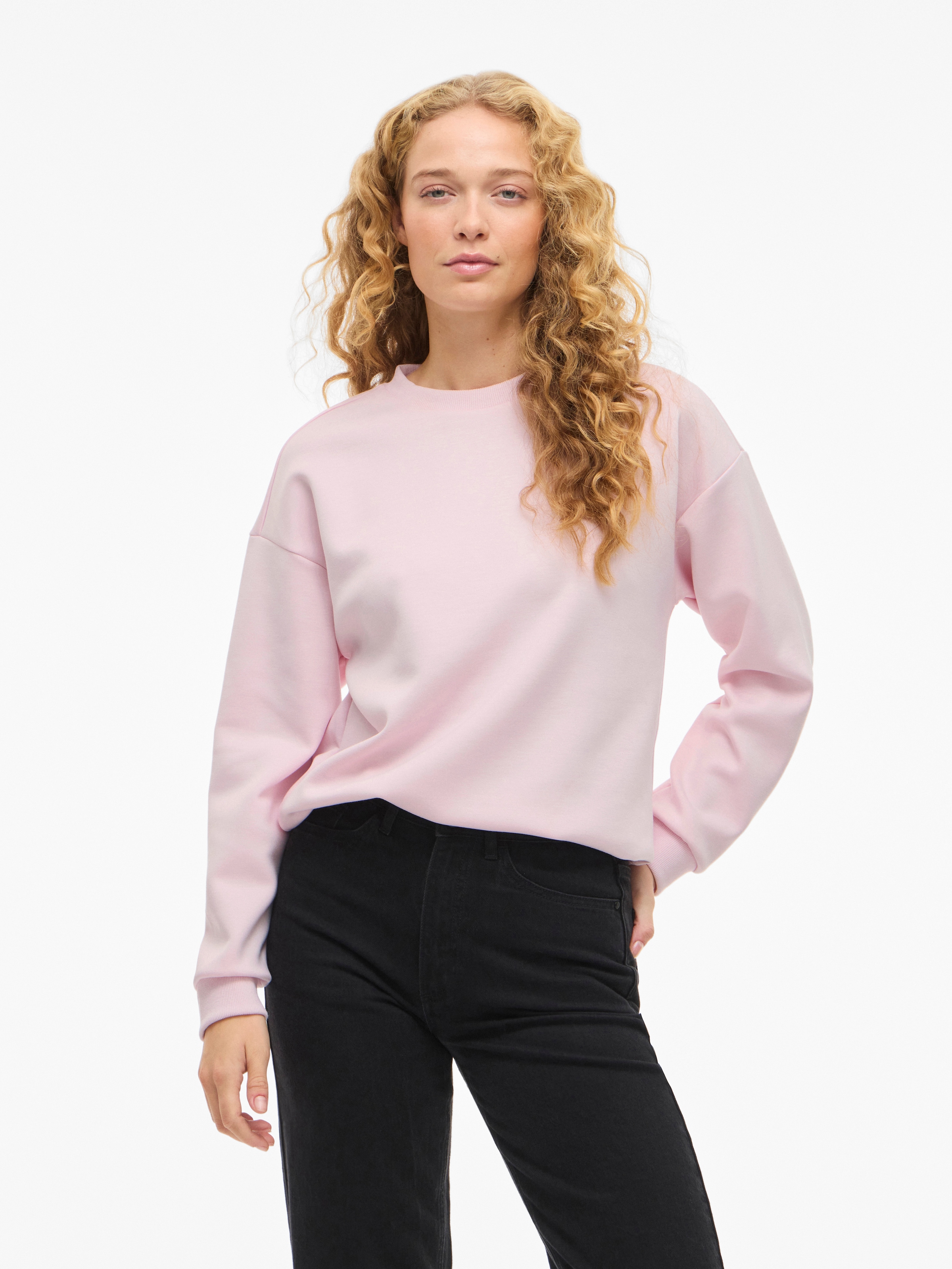 Vila Sweatshirt "VISANDY L/S SWEAT TOP - NOOS" günstig online kaufen