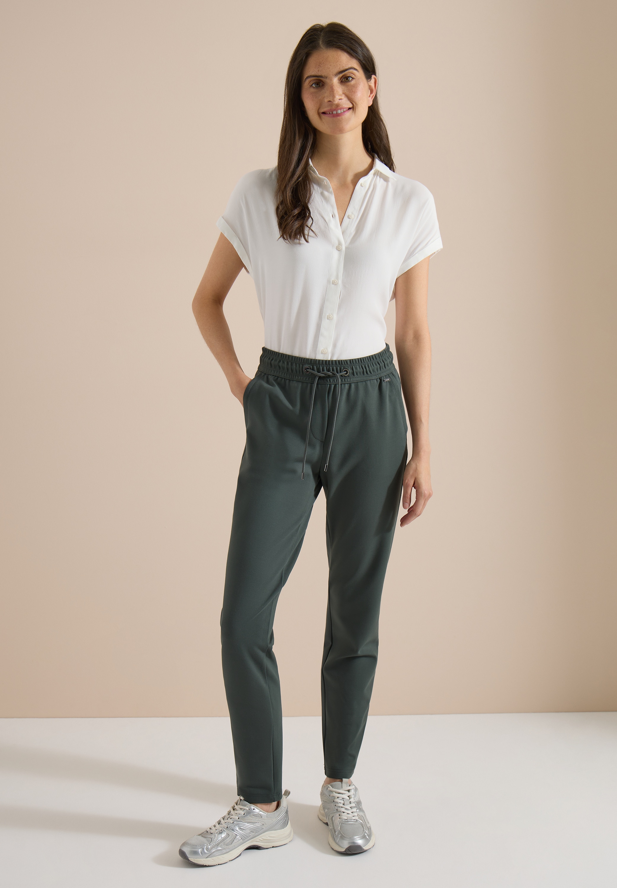 Cecil Stoffhose  Middle Waist