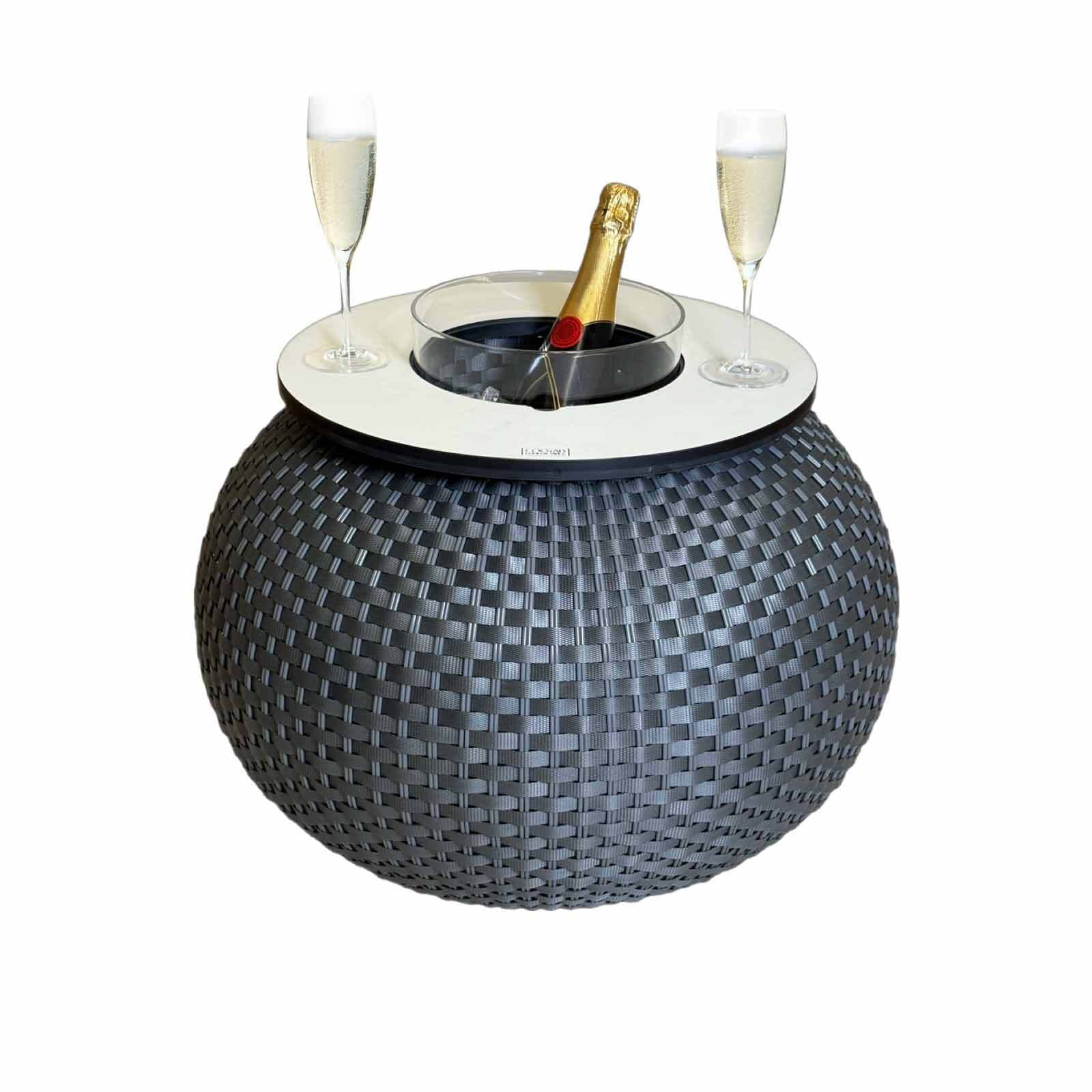 COOTAB Cooler Table Beistelltisch "Beistelltisch mit Acryl-Kühler Milano 40 günstig online kaufen