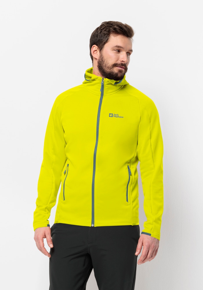 Jack Wolfskin Fleecejacke "ALPGRAT HOODED FZ M", mit Kapuze