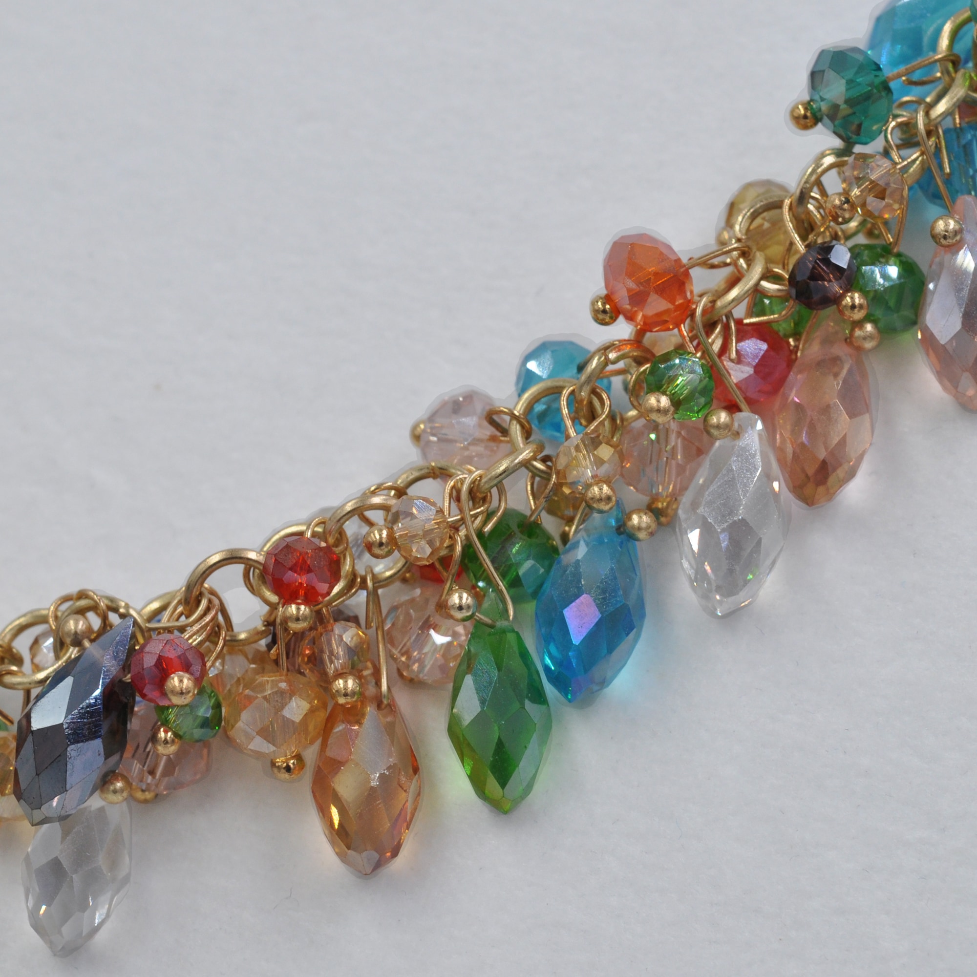 Steuer Collierkettchen »Collier mit bunter Glaszierde«