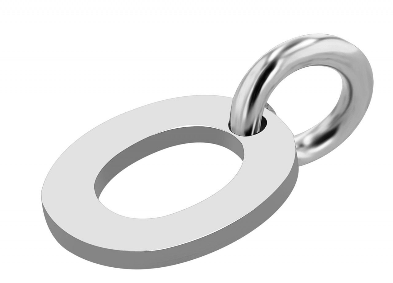 Adelia´s Kettenanhänger »modischer Buchstabe Anhänger aus 925 Sterling Silber«