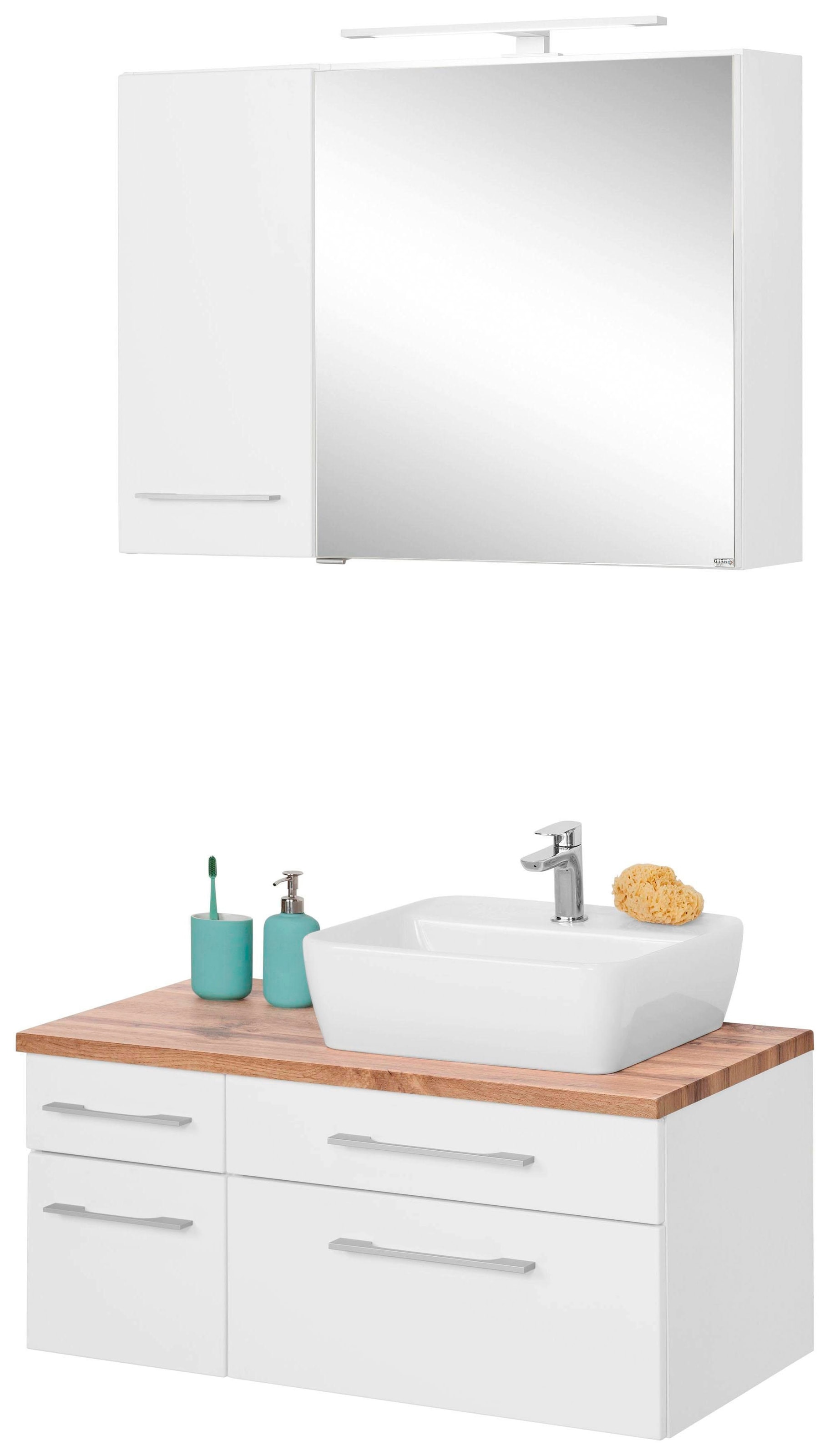 welltime Badmöbel-Set "Davos" 3 Stk. tlg. günstig online kaufen