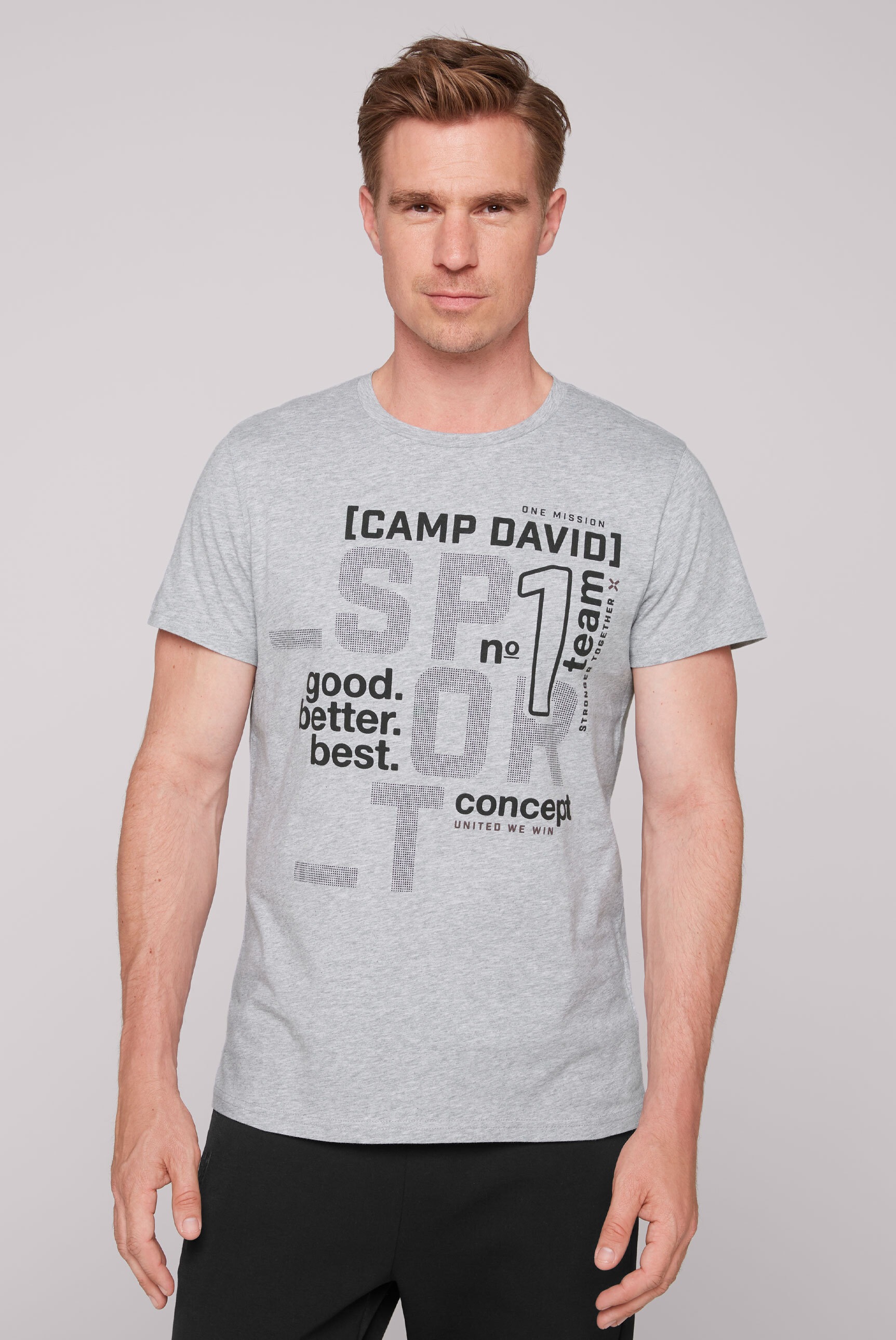 CAMP DAVID Rundhalsshirt, aus Baumwolle günstig online kaufen