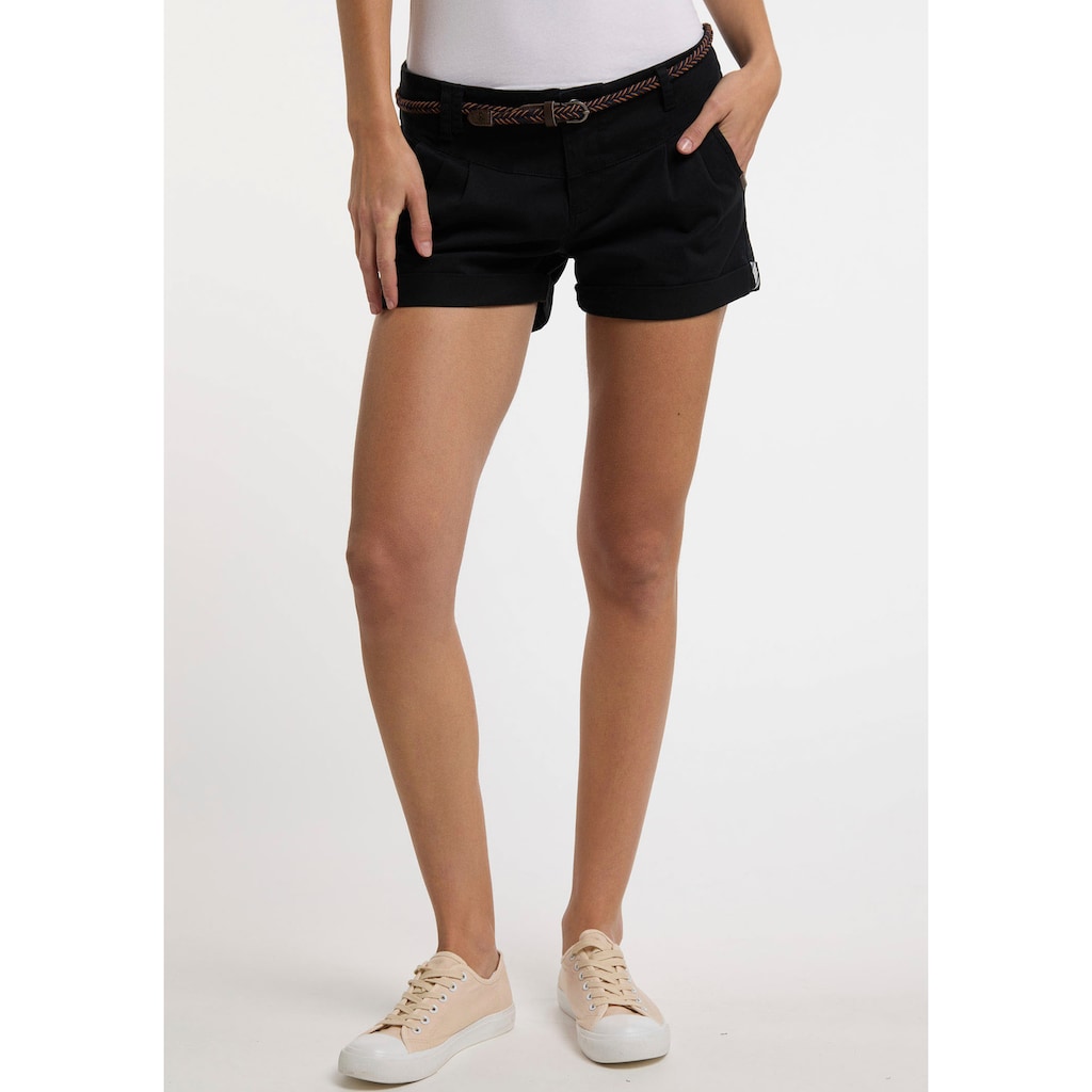 Ragwear Shorts »HEEVEN B« inklusive Gürtel in schöner Flechtoptik Ragwear Shorts »HEEVEN B« inklusive Gürtel in schöner Flechtoptik