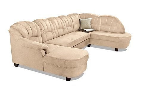 Home affaire Wohnlandschaft "Budapest, viel Platz, Breite 288cm, zeitlos un günstig online kaufen