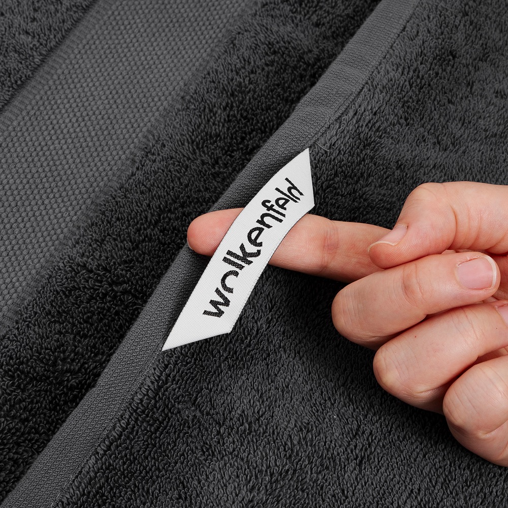 Thumbnail - Wolkenfeld Handtuch Set "Premium Low-Twist Baumwolle 550 g/m² – 6-teiliges Bade-Set" 6 tlg. Frottier 2 Duschtücher 70×14...