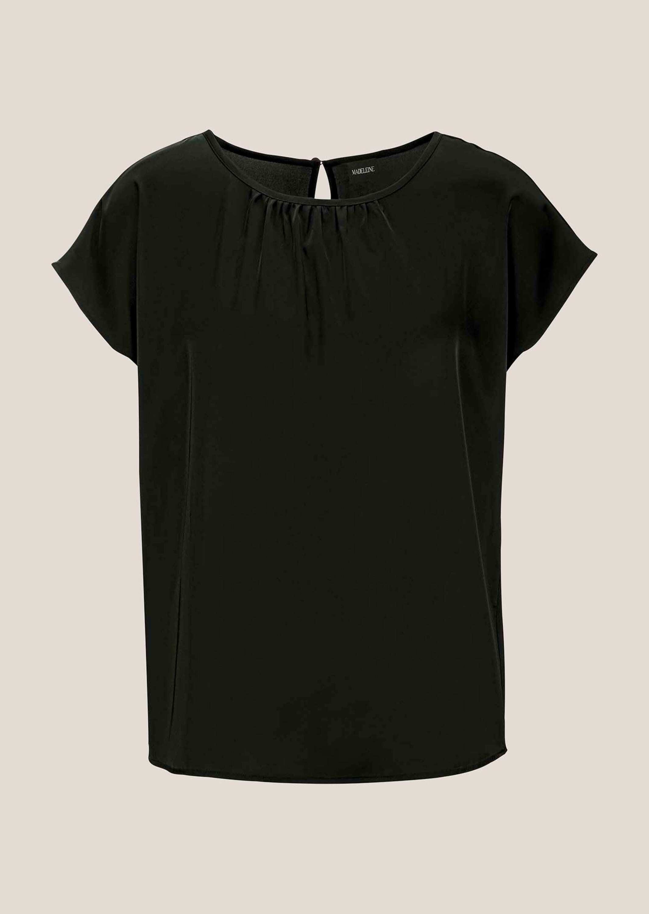 MADELEINE Shirtbluse "Blusenshirt Kurzes Satin-Shirt in trendstarker A-Lini günstig online kaufen