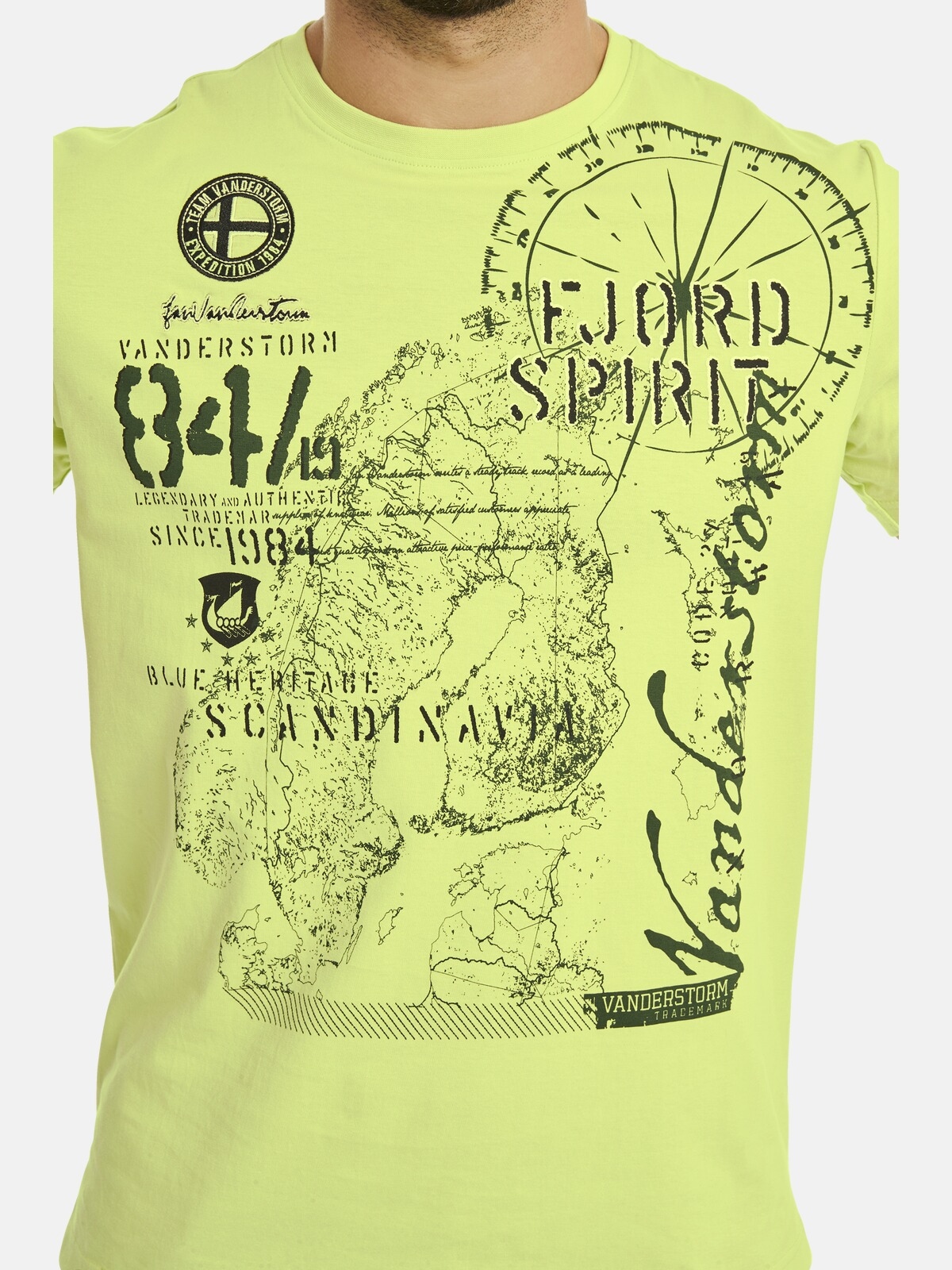 Jan Vanderstorm Rundhalsshirt »T-Shirt DOMINIK«