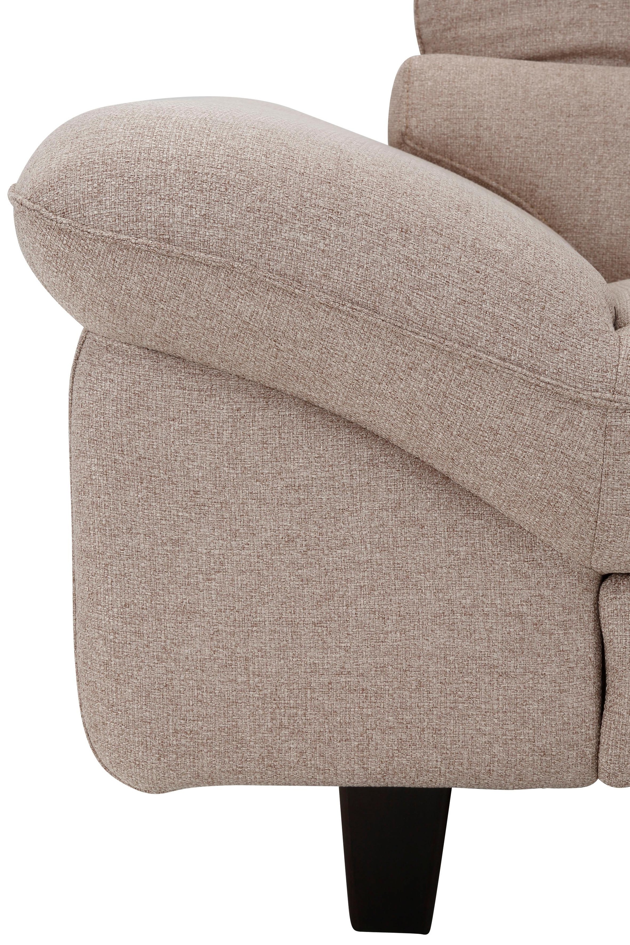 Home affaire Ecksofa »Pilot L-Form«, mit Kopfteilverstellung, wahlweise mit Bettfunktion & Bettkasten