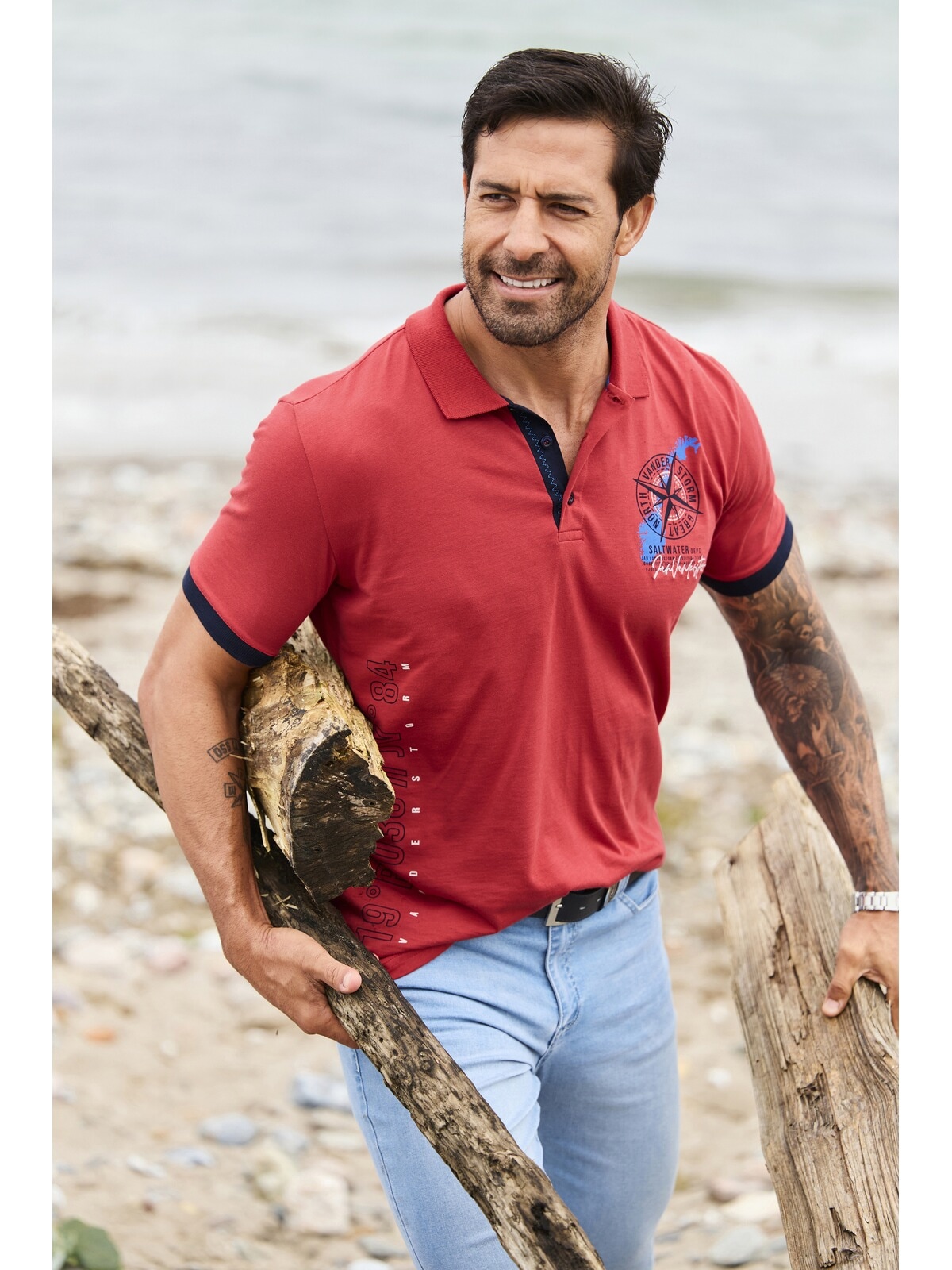 Jan Vanderstorm Poloshirt »Poloshirt ARKHOLM«, (1 tlg.)