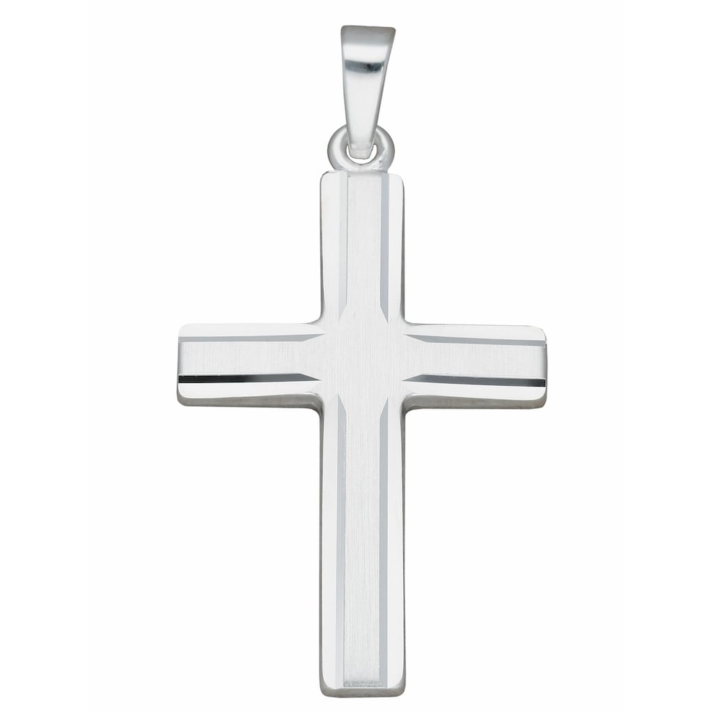 Adelia´s Kettenanhänger »Damen & Herren Silberschmuck 925 Silber Kreuz Anhänger«