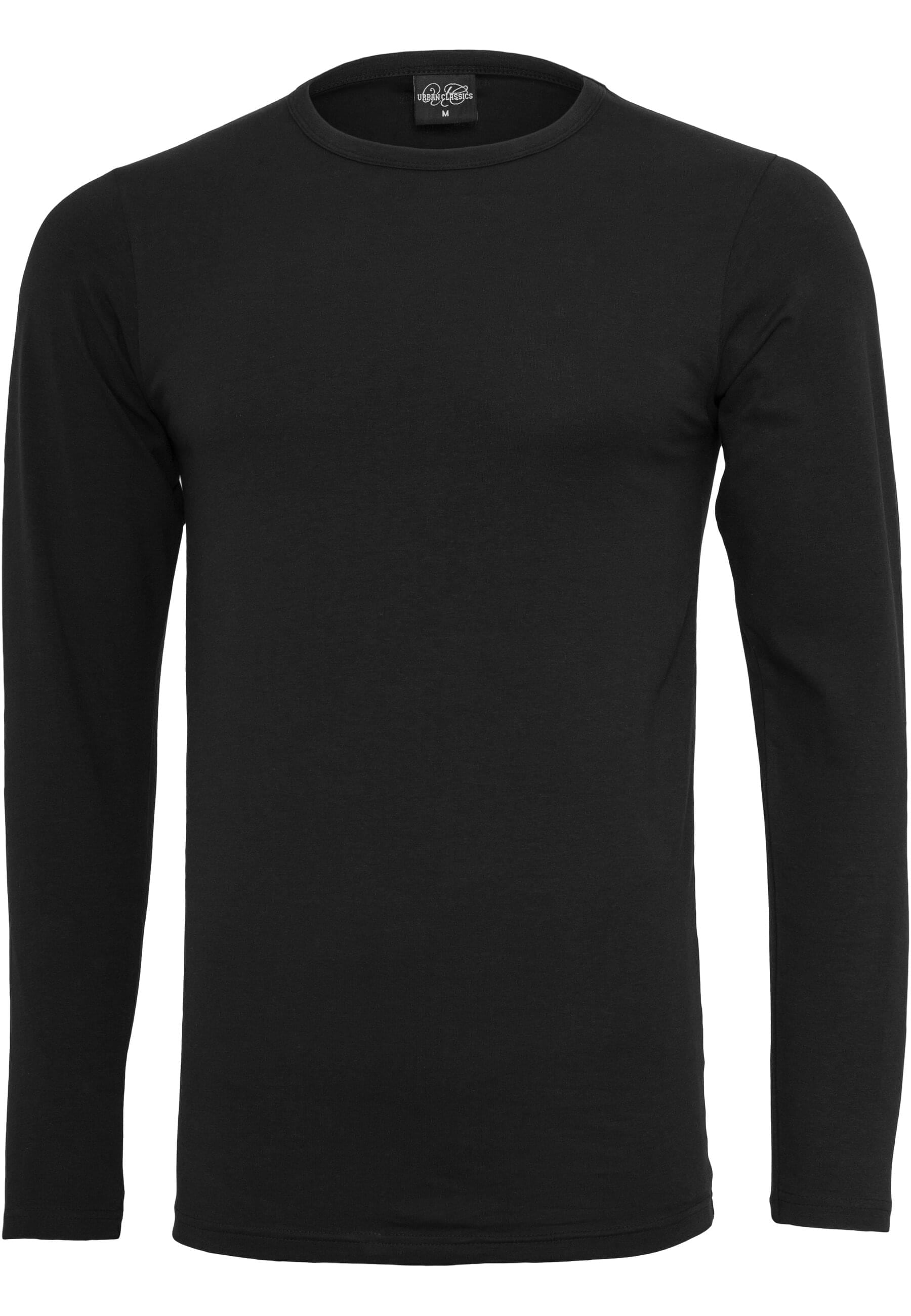 Longsleeve »Urban Classics Herren Fitted Stretch L/S Tee«, (1 tlg.)