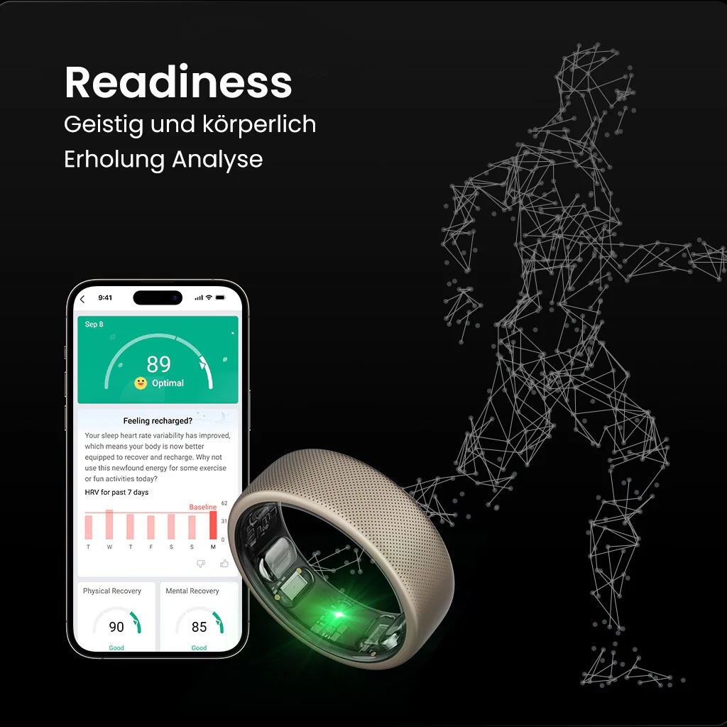 Amazfit Fitness-Tracker »Helio Ring (Size 12)«
