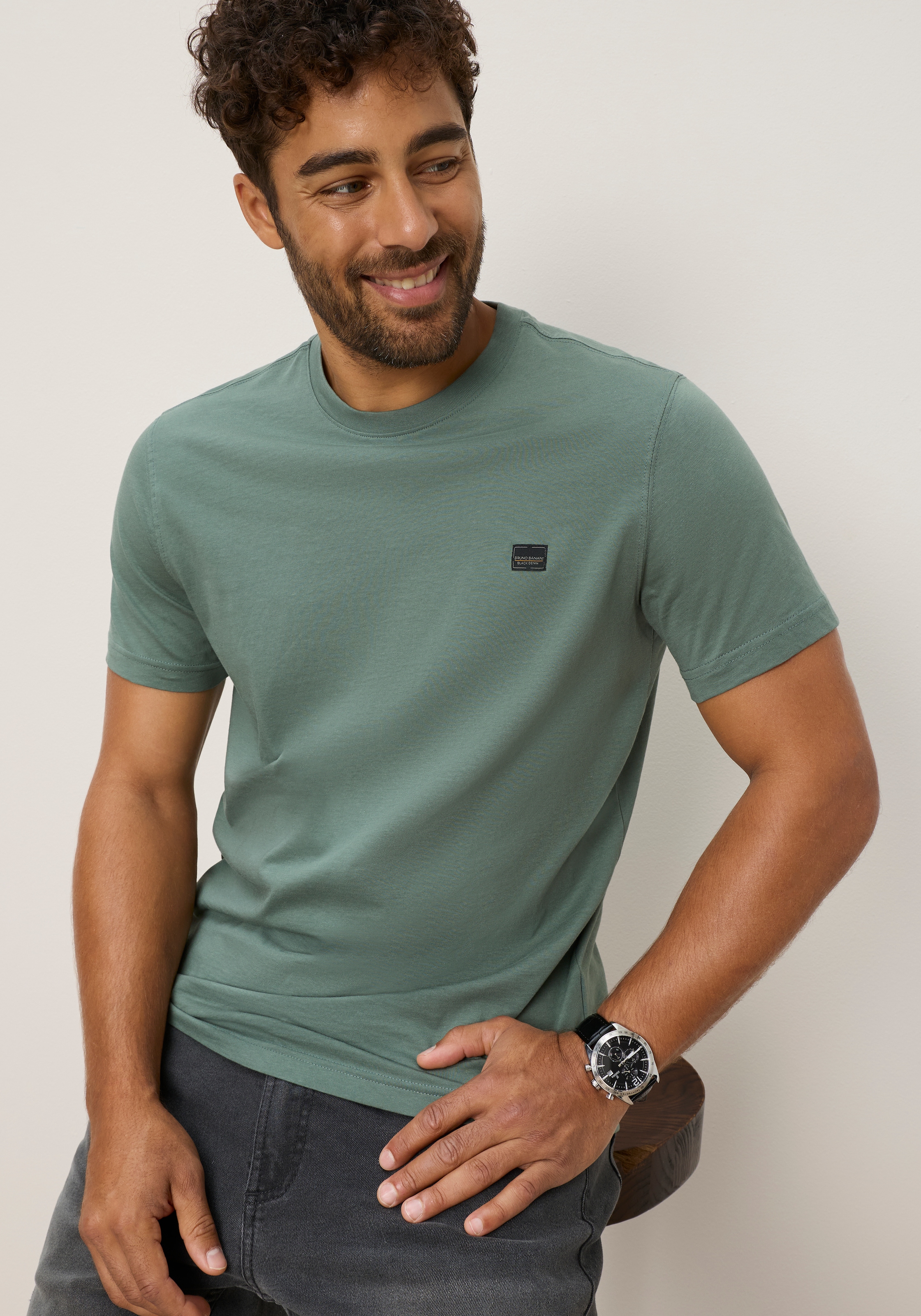 Bruno Banani T-Shirt Set, 2 im 2-teiligen Set, mit Rundhalsausschnitt, unifarben