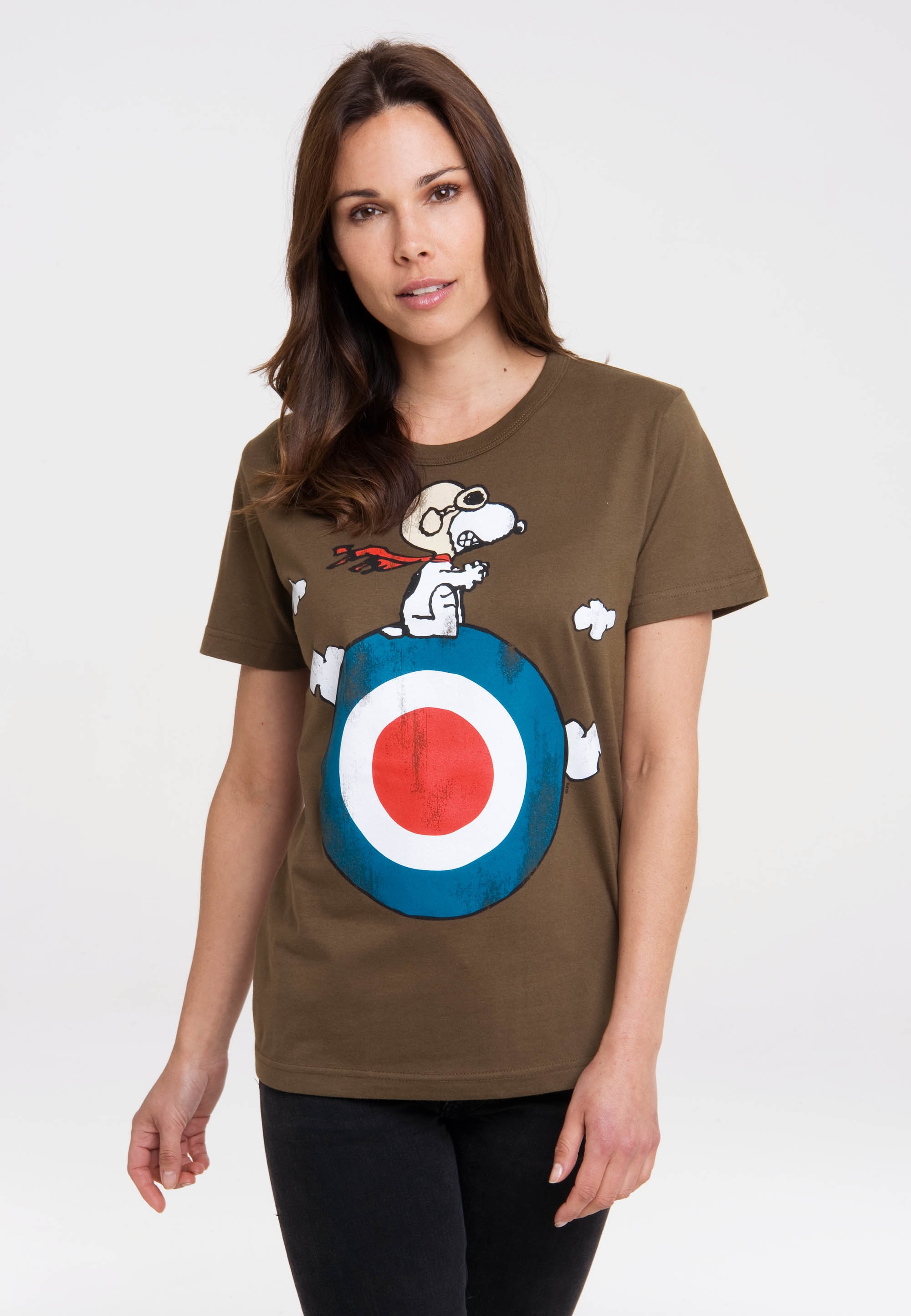LOGOSHIRT T-Shirt »Peanuts - Snoopy«, mit lizenziertem Print bestellen |  BAUR