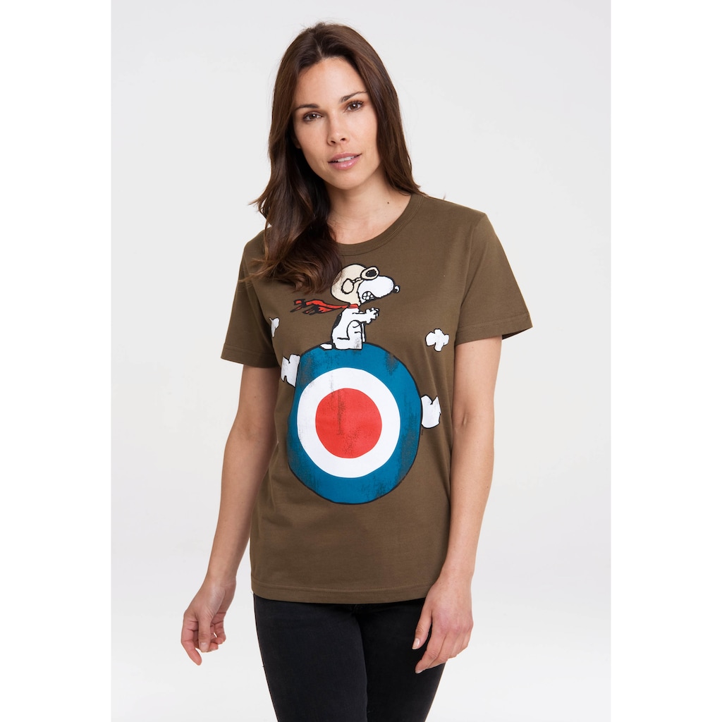 LOGOSHIRT T-Shirt »Peanuts Snoopy« mit lizenziertem Print