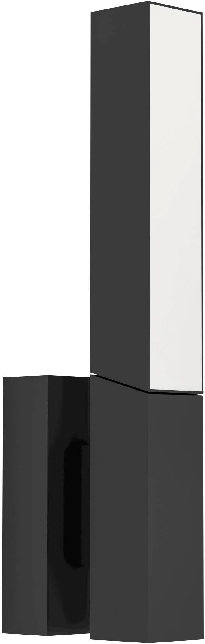 "EGLO Wandleuchte ""Ugento Wandlampe, Außenbeleuchtung, schwenkbarer Spot, Metall, IP44"", schwarz-weiß (schwarz), 2, H: 31,5cm, 1 Stk., Leuchten