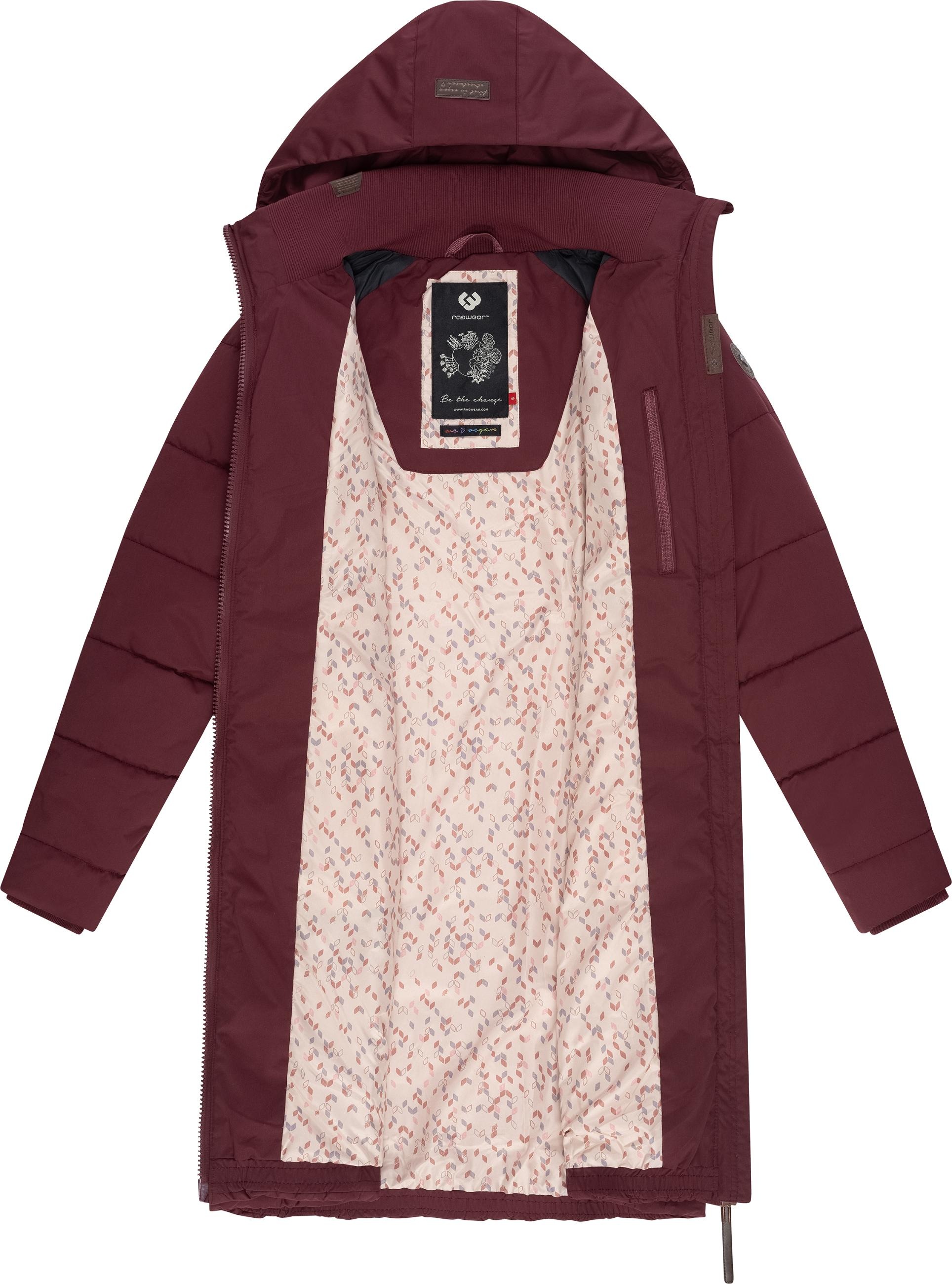 Ragwear Steppmantel »Dizzie Coat«, Wasserdichter Winterparka mit gefütterter Kapuze
