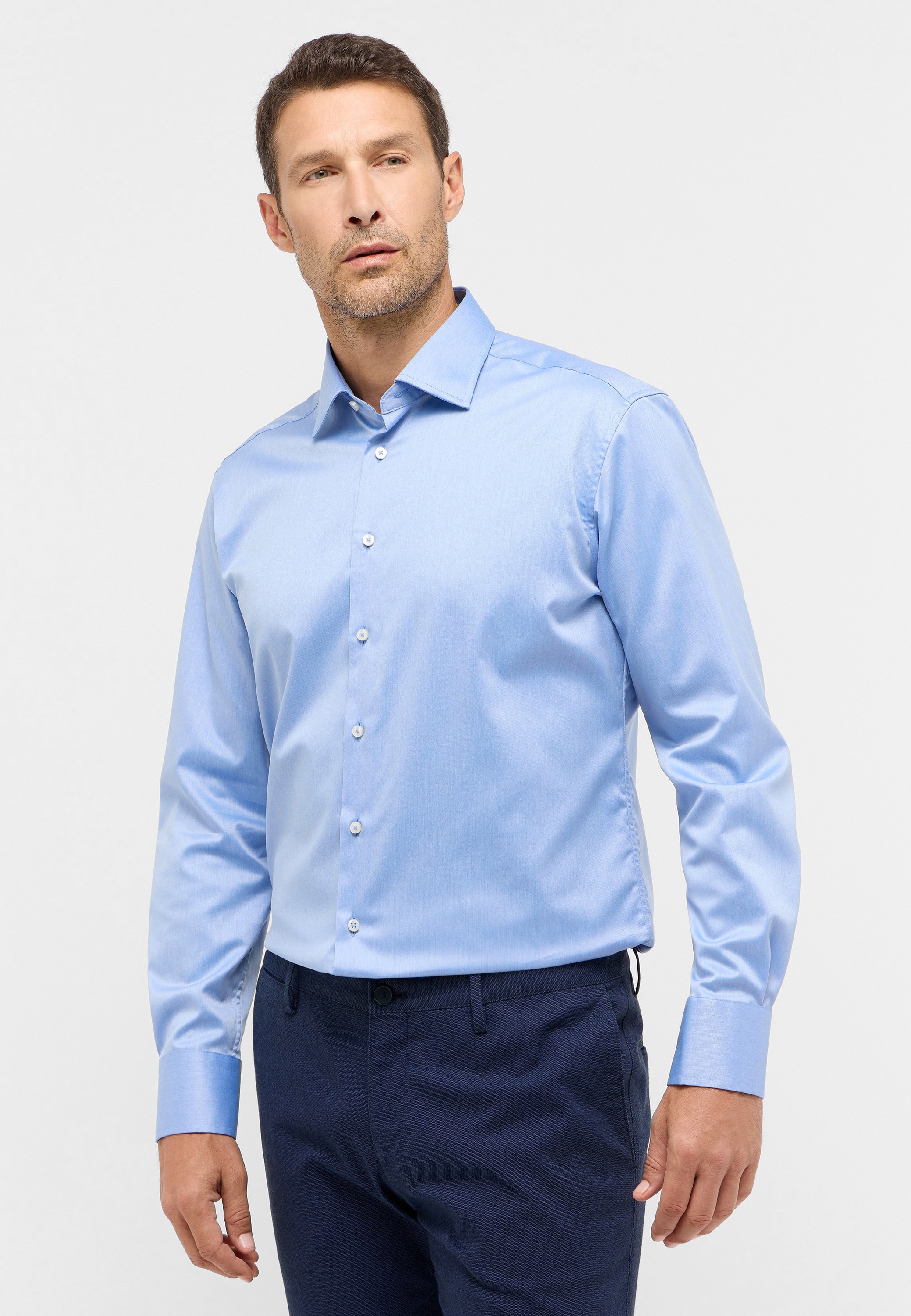 Eterna Langarmhemd "MODERN FIT", NON IRON (bügelfrei) günstig online kaufen