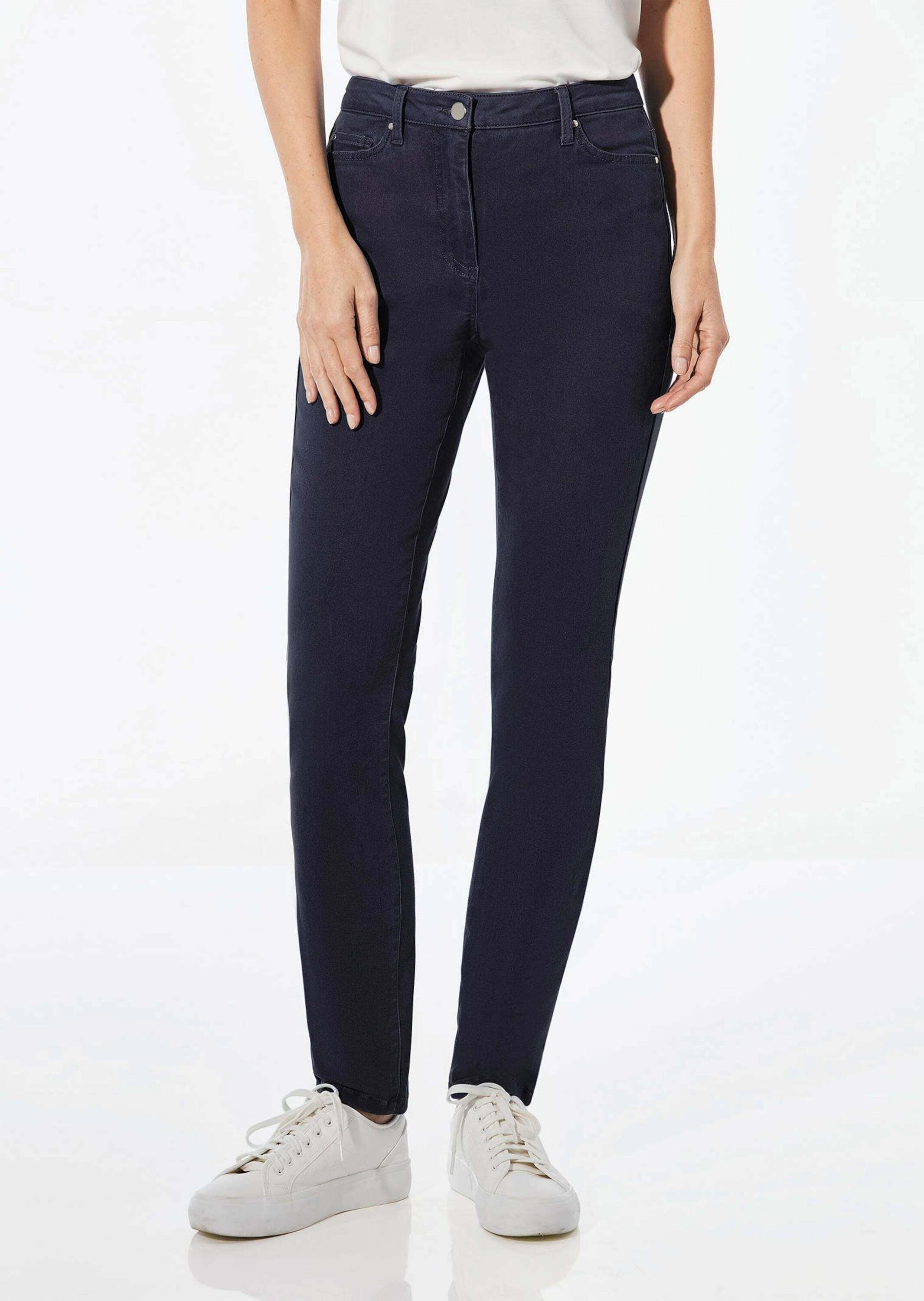 GOLDNER Regular-fit-Jeans "Lange Freizeithose BELLA mit Formbund" günstig online kaufen