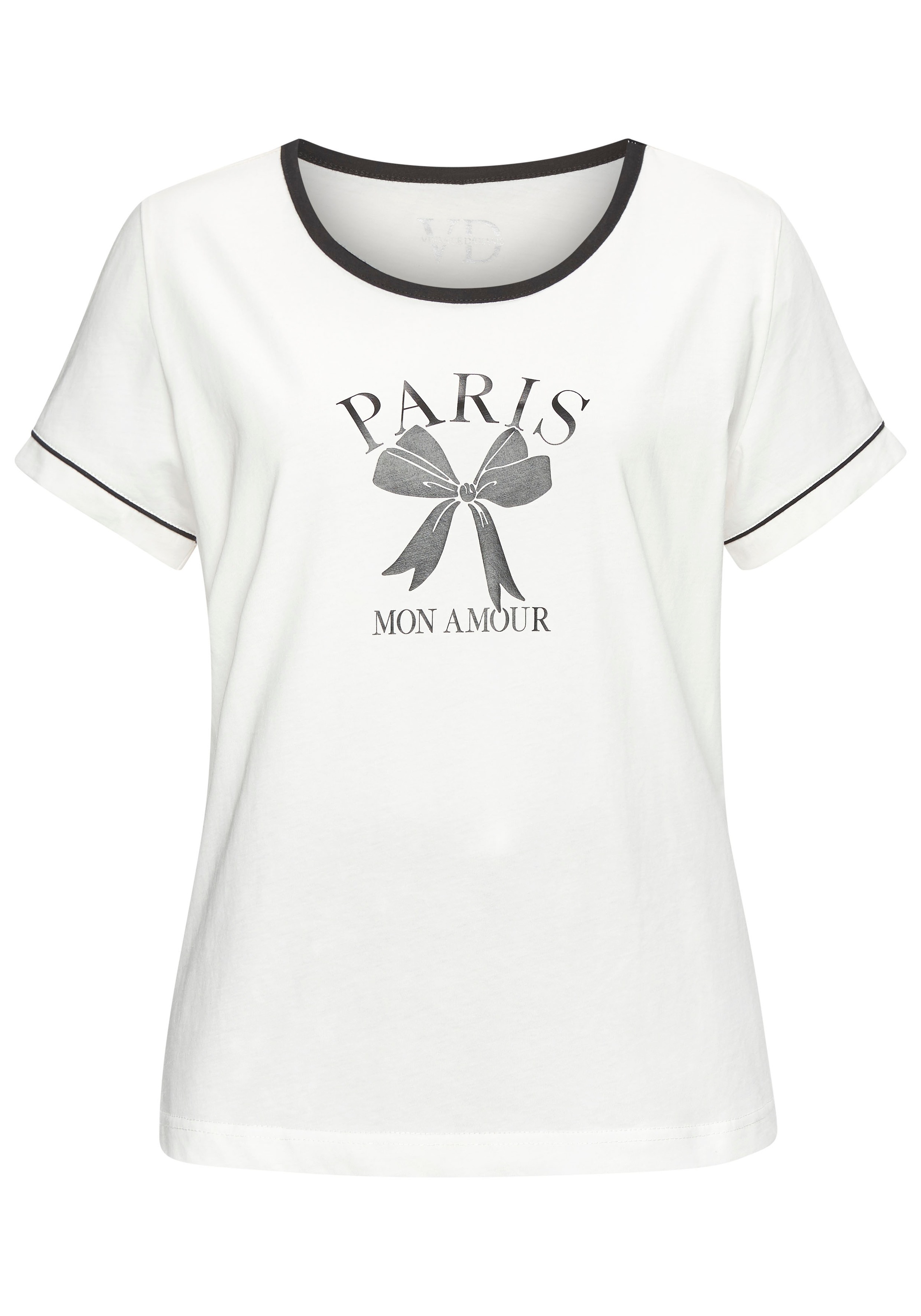 Thumbnail - Vivance Dreams Shorty Set, 4 Stk. tlg., Mit süßem Schleifenmuster