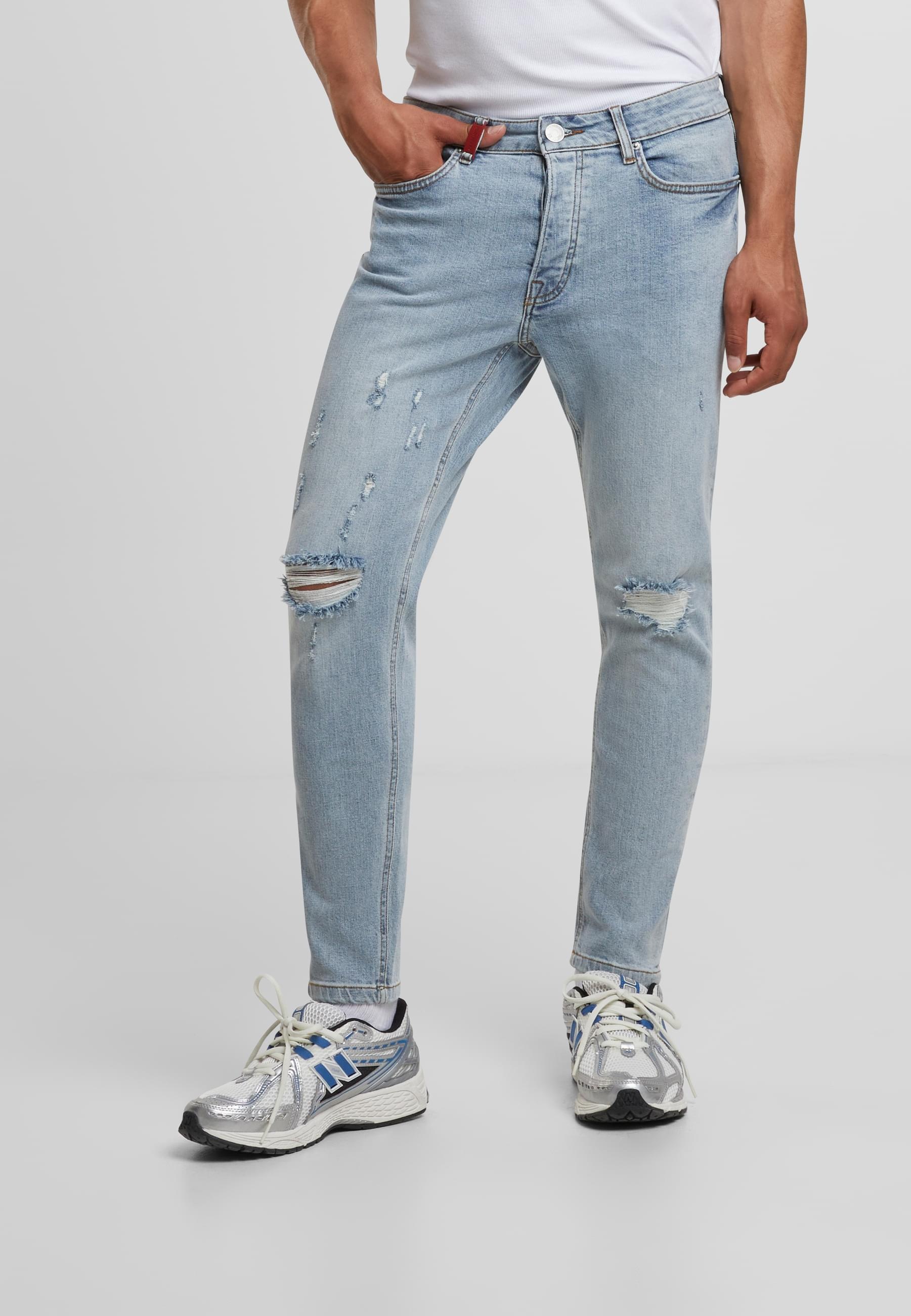 Thumbnail - 2Y Studios Bequeme Jeans "2Y Studios 2Y Destroyed Slim Fit Jeans" 1 Stk.