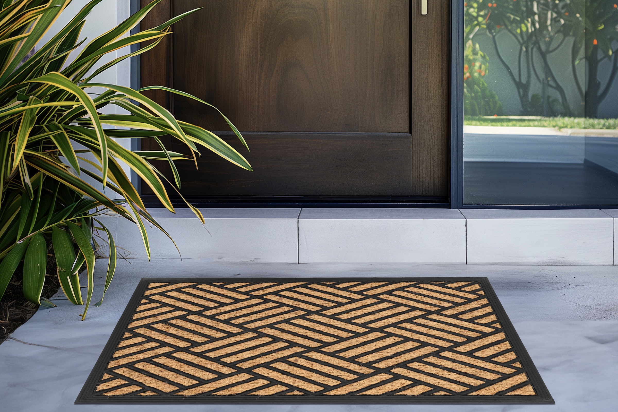 Kayoom Fußmatte »Fußmatte Entry 425« rechteckig 11 mm Höhe Kurzflor