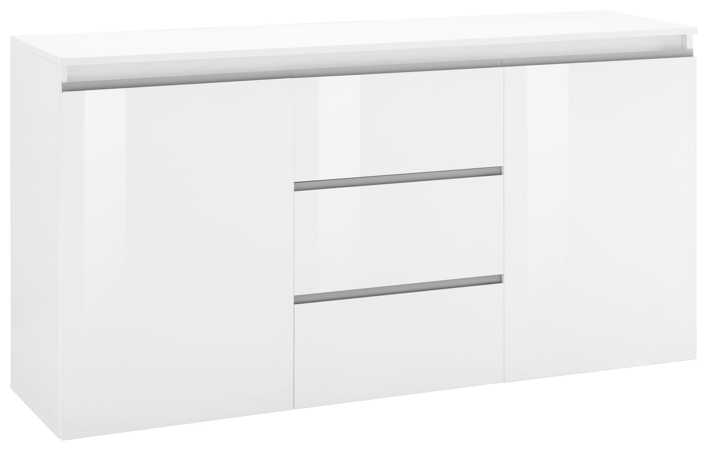 INOSIGN Kommode "Magic, Kommode, Schrank, Kredenz", mit 2 Türen und 3 Schubkästen Hochglanz lackiert (B/T/H) 150x40x81 c