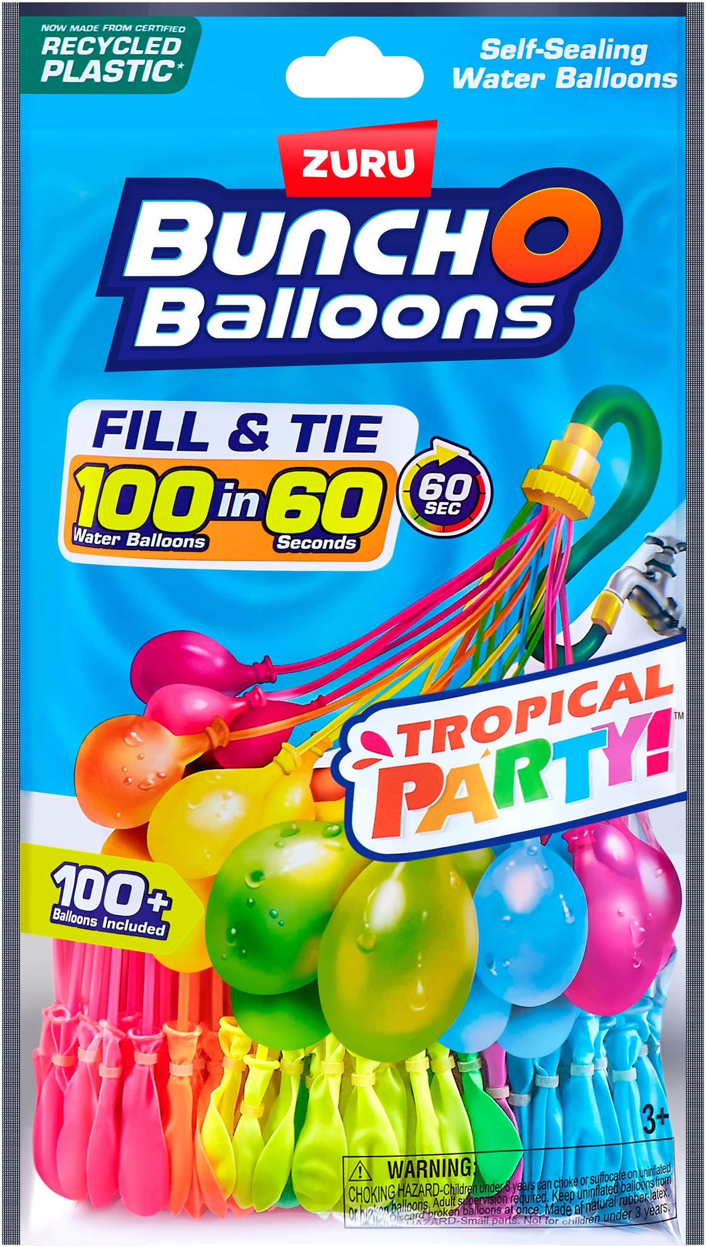 Badespielzeug »Bunch O Balloons, 100+ Wasserballons Tropical Party«, aus recyceltem...