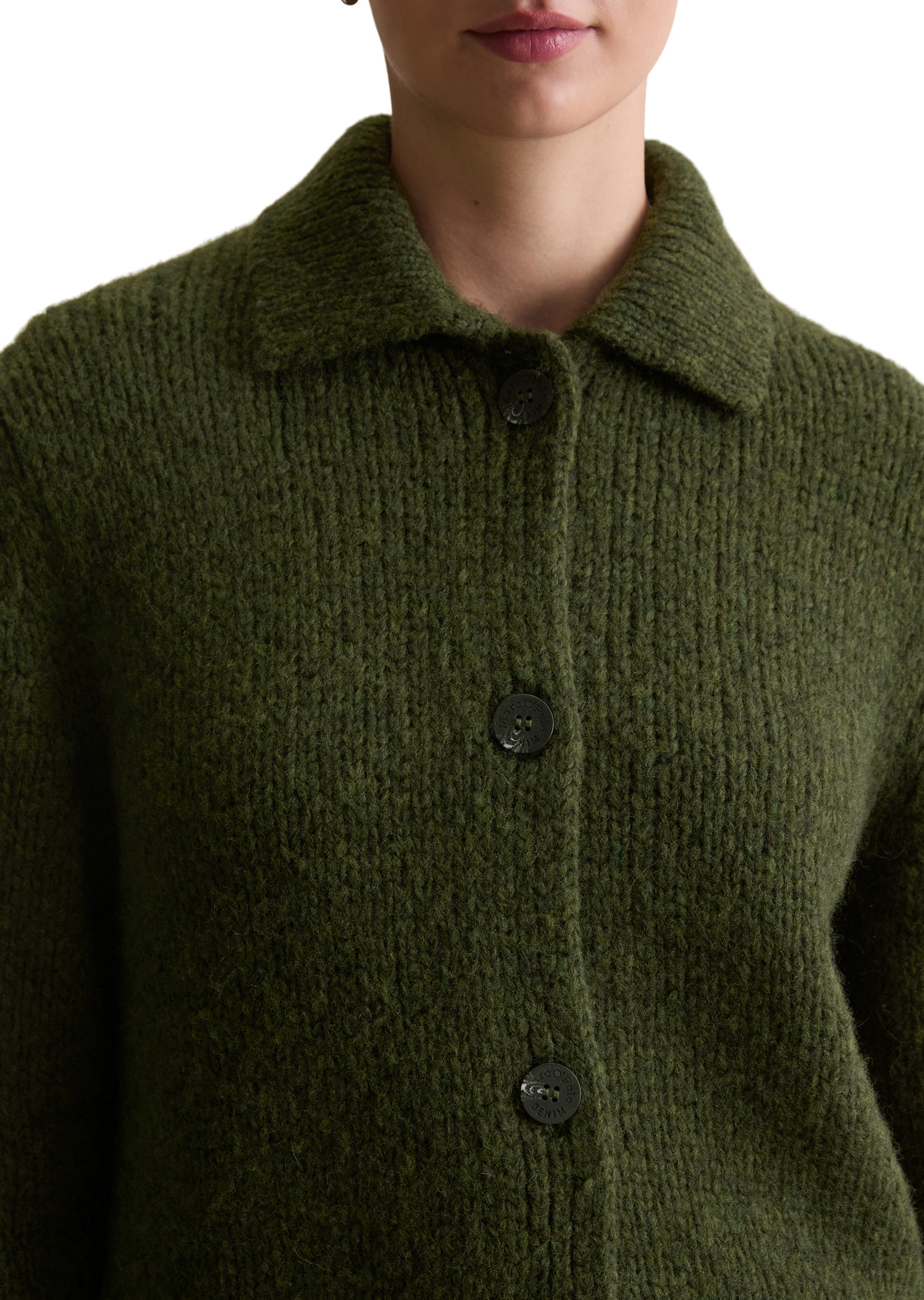 Marc O'Polo DENIM Cardigan »aus weichem Schurwolle-Mix«