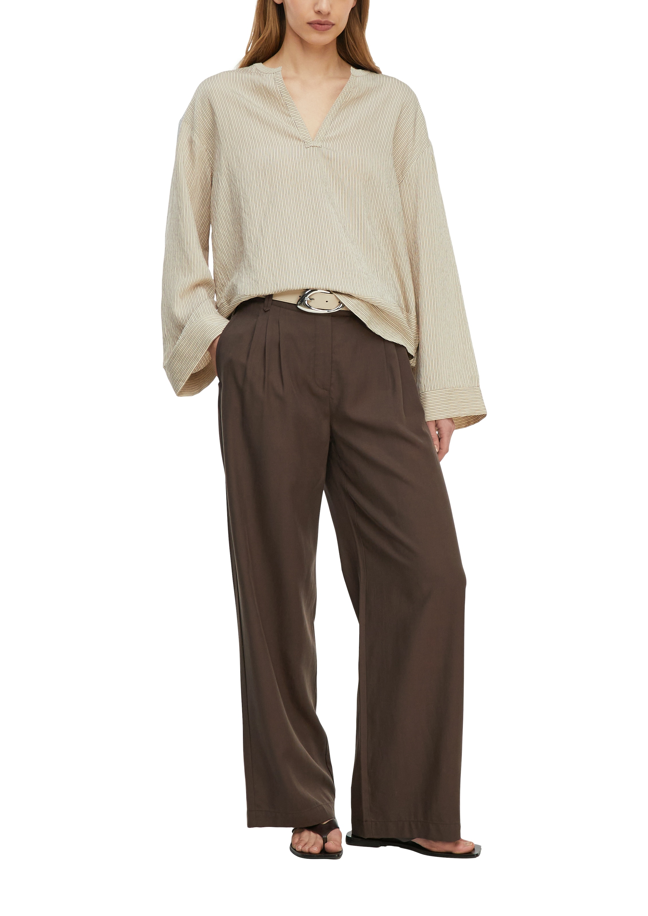 Comma Schlupfbluse Weite Passform