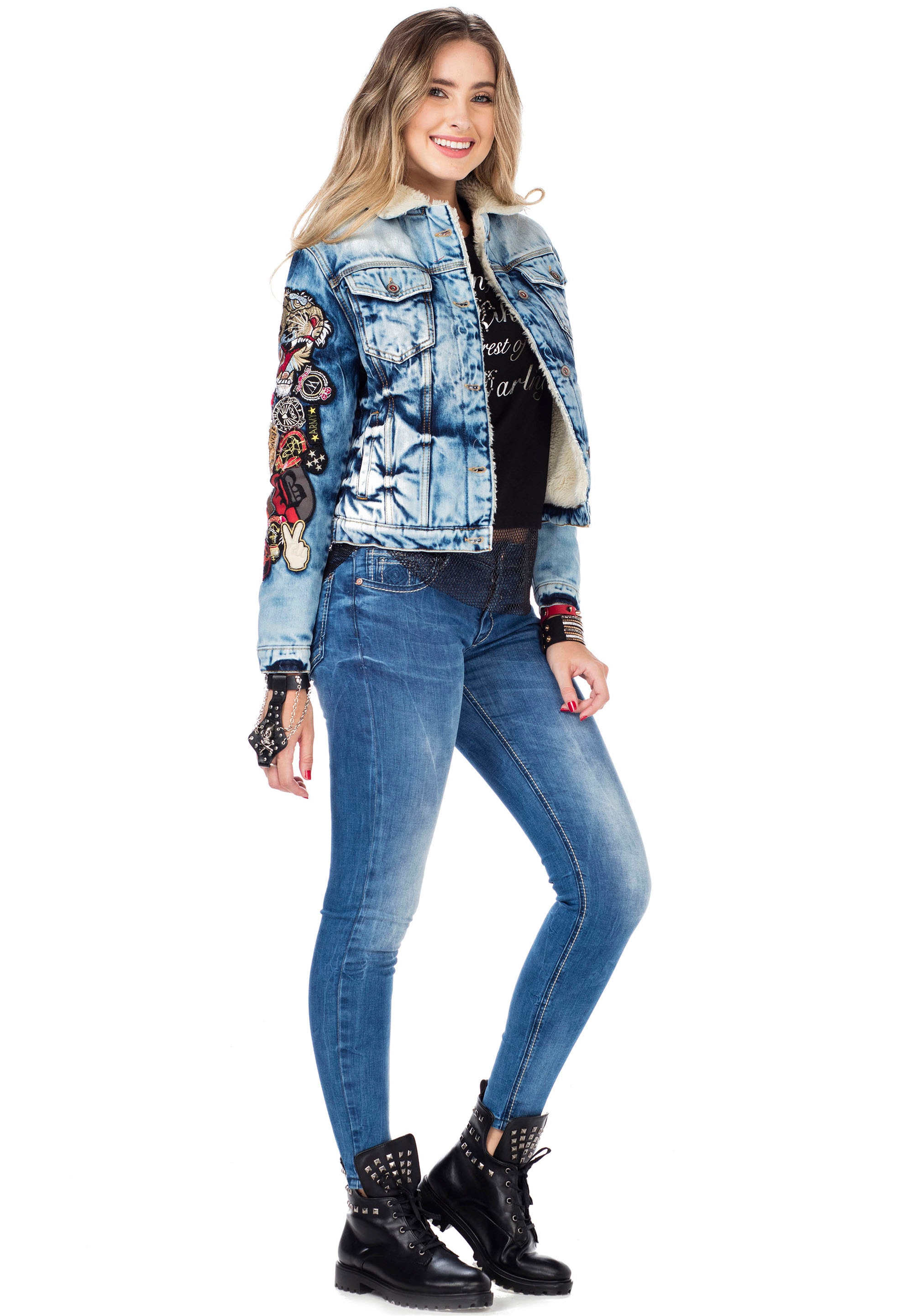 Cipo & Baxx Slim-fit-Jeans mit Stretch