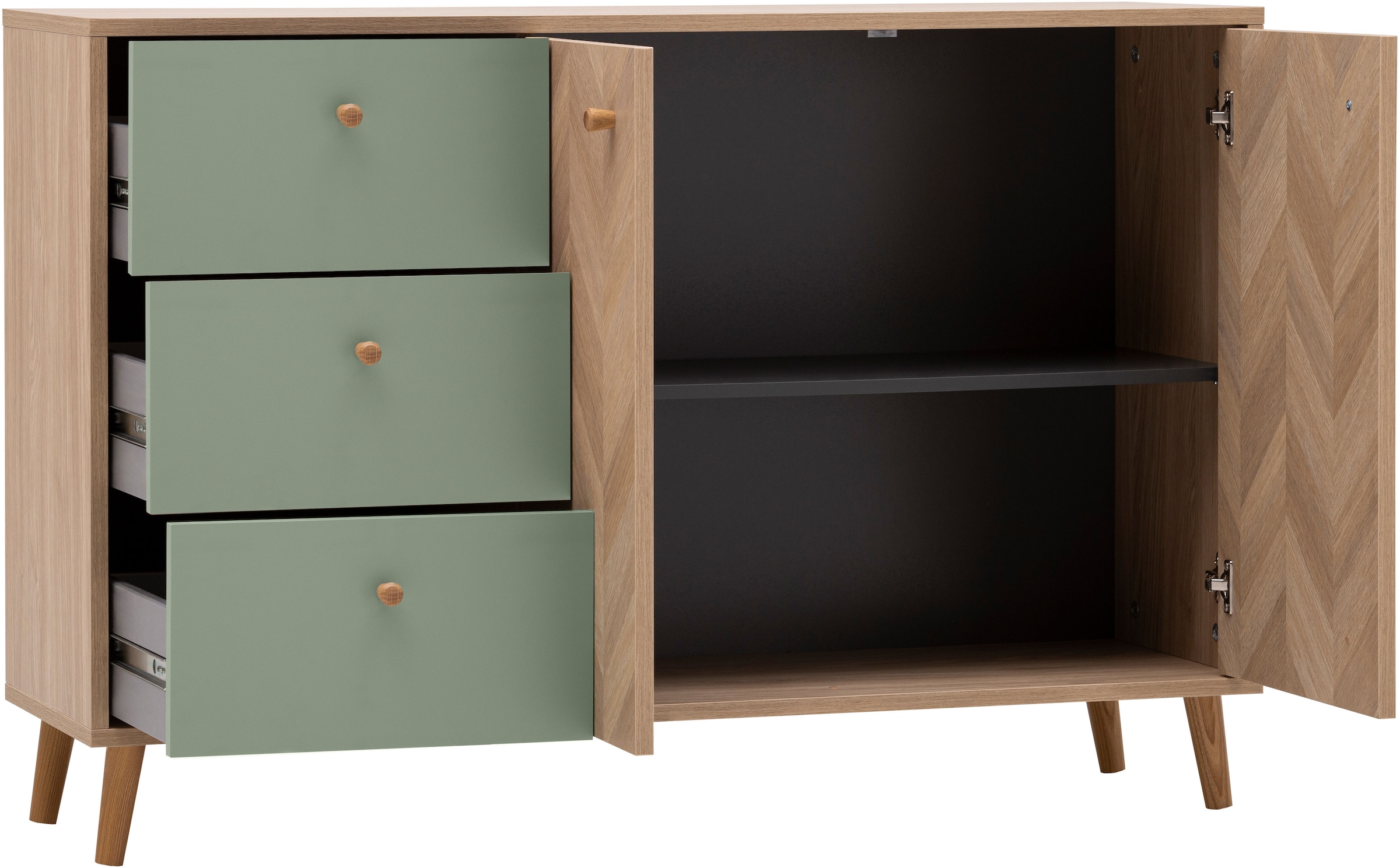 Schildmeyer Kommode »Visby, Sideboard, Made in Germany, B: 109 cm« 1 Stk. tlg. Solide Verarbeitung - Dieses Produkt ist in Deutschland gefertigt
