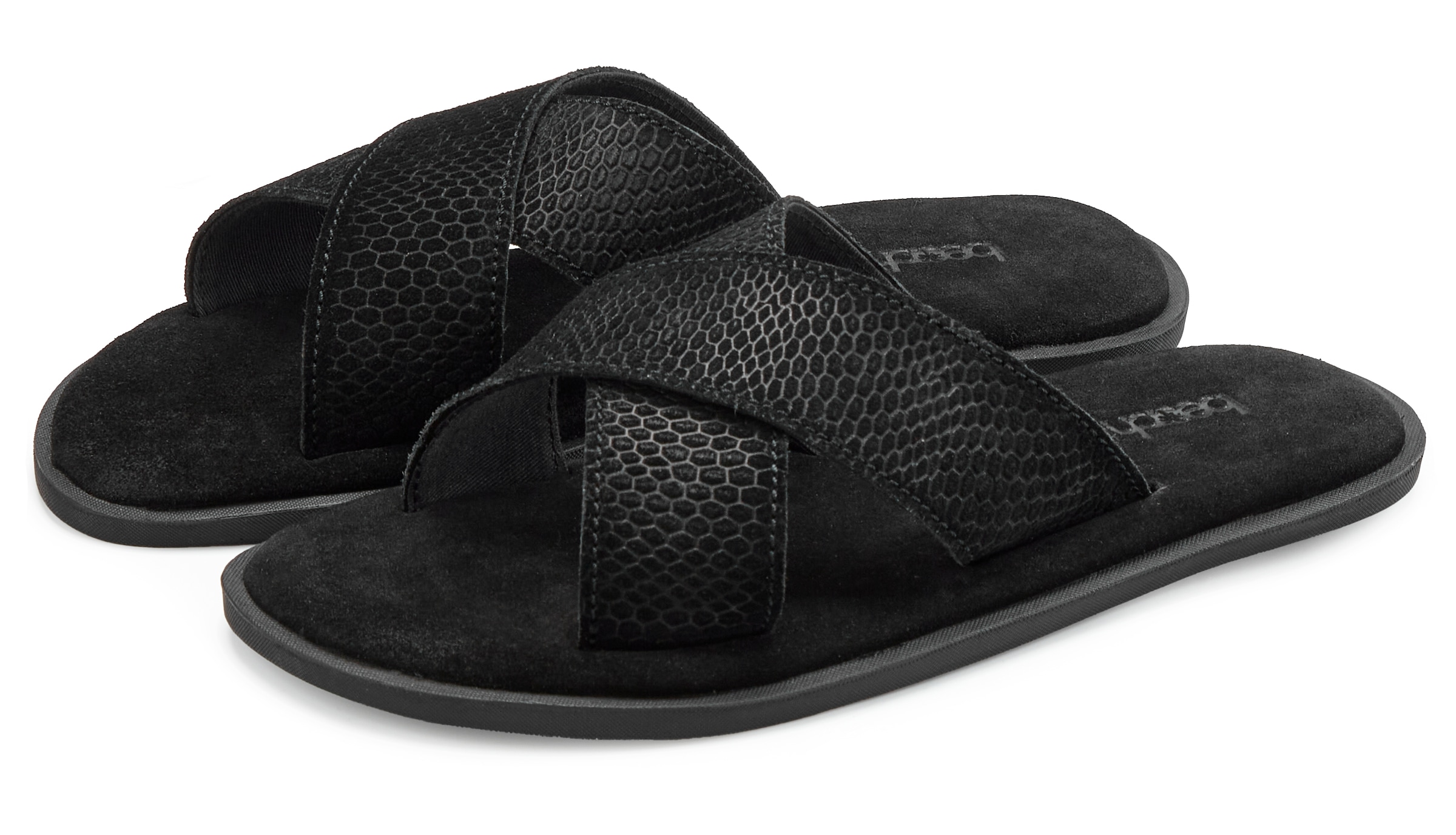 Beachtime Pantolette "Sommerschuhe, offener Schuh, Sandale" NEU aus weichem Leder mit leichter Sohle