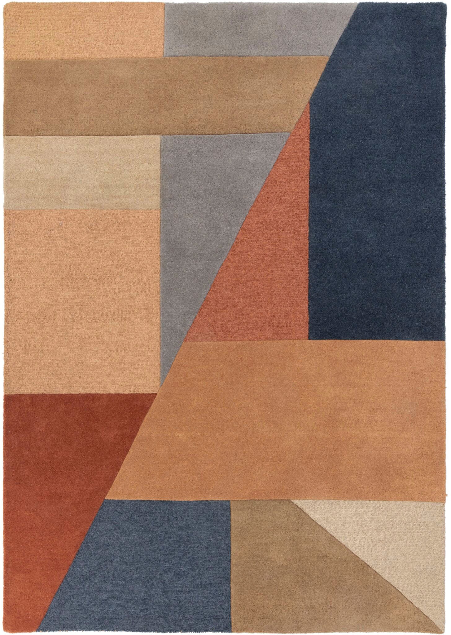 FLAIR RUGS Wollteppich »Alwyn«, rechteckig, Geometrisch